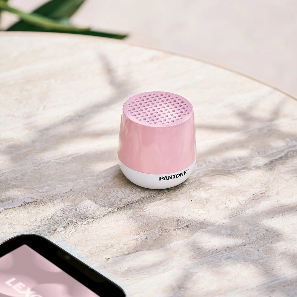 2 Lexon Mino+ Mini Bluetooth Speaker PANTONE - Pink, 2 of 4