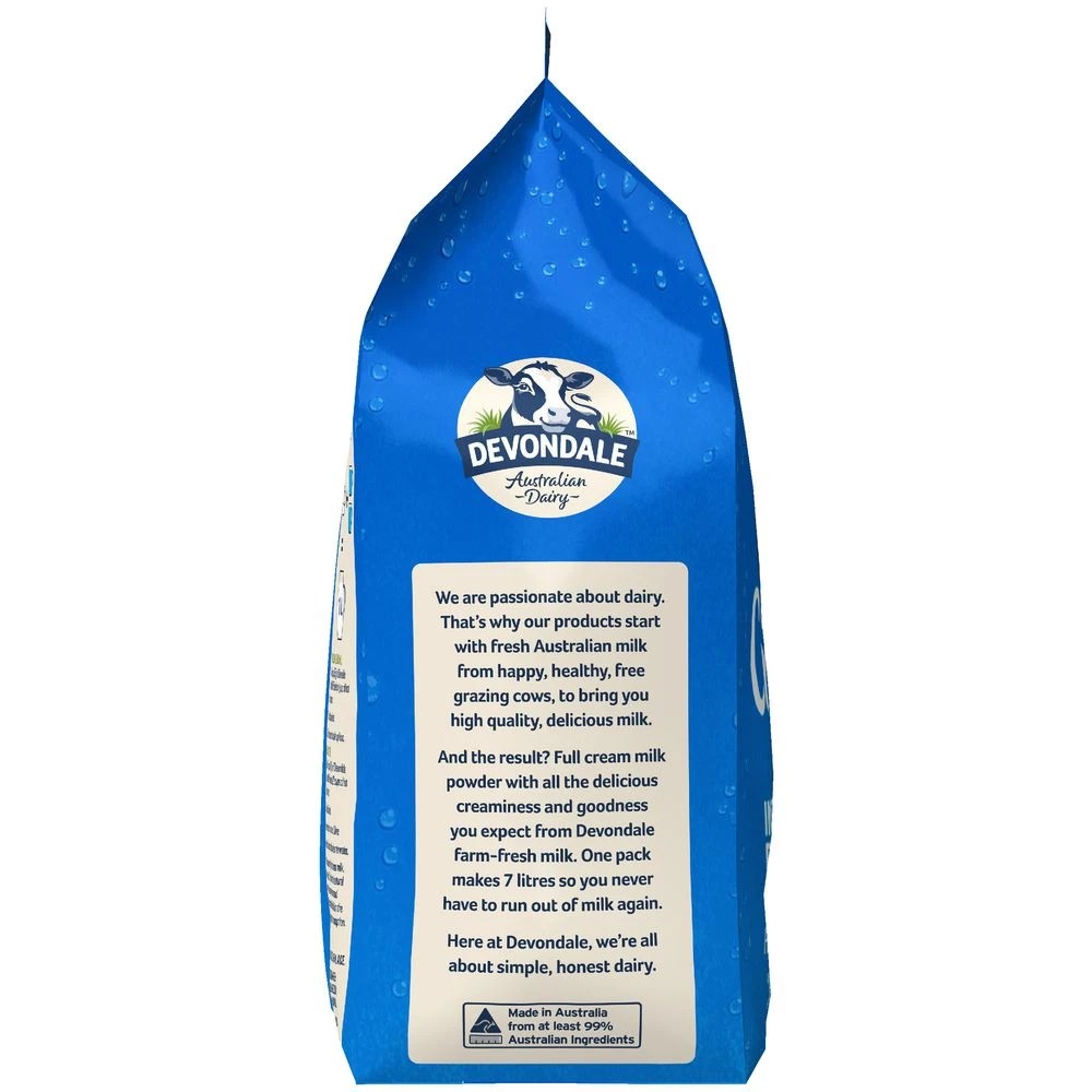 4 Devondale Instant Full Cream Milk Powder 1kg, 4 of 5