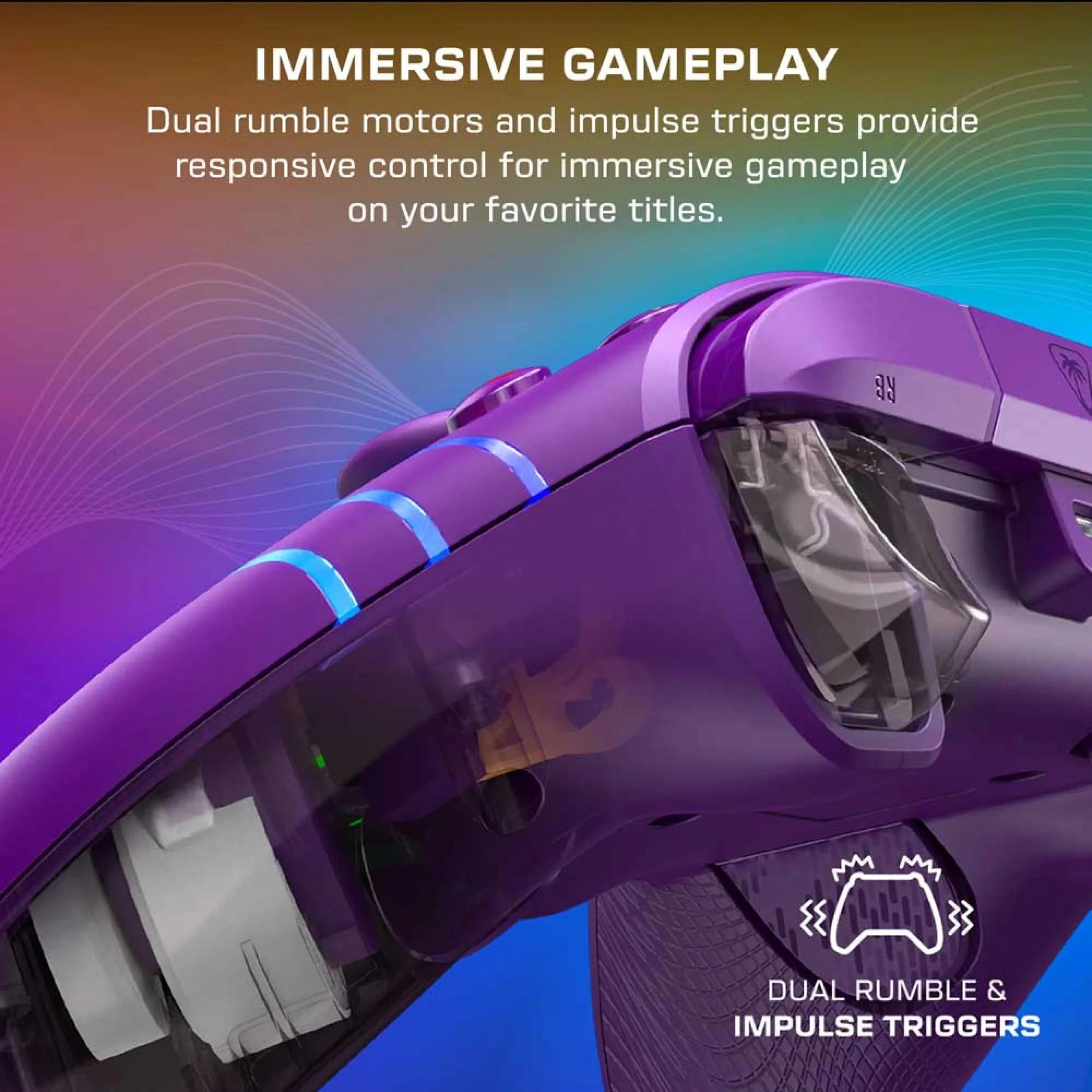 4 Turtle Beach Afterglow Wave Wired Controller Purple - Xbox - Purple, 4 of 5