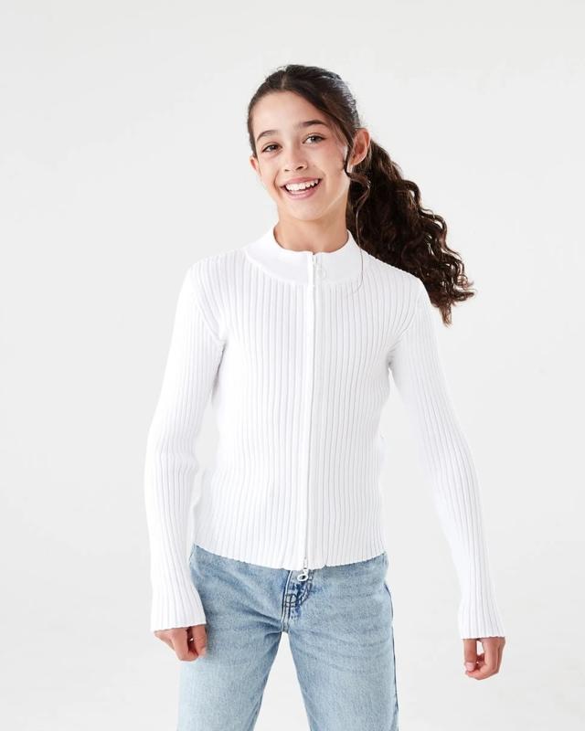 Rib Zip Through Card