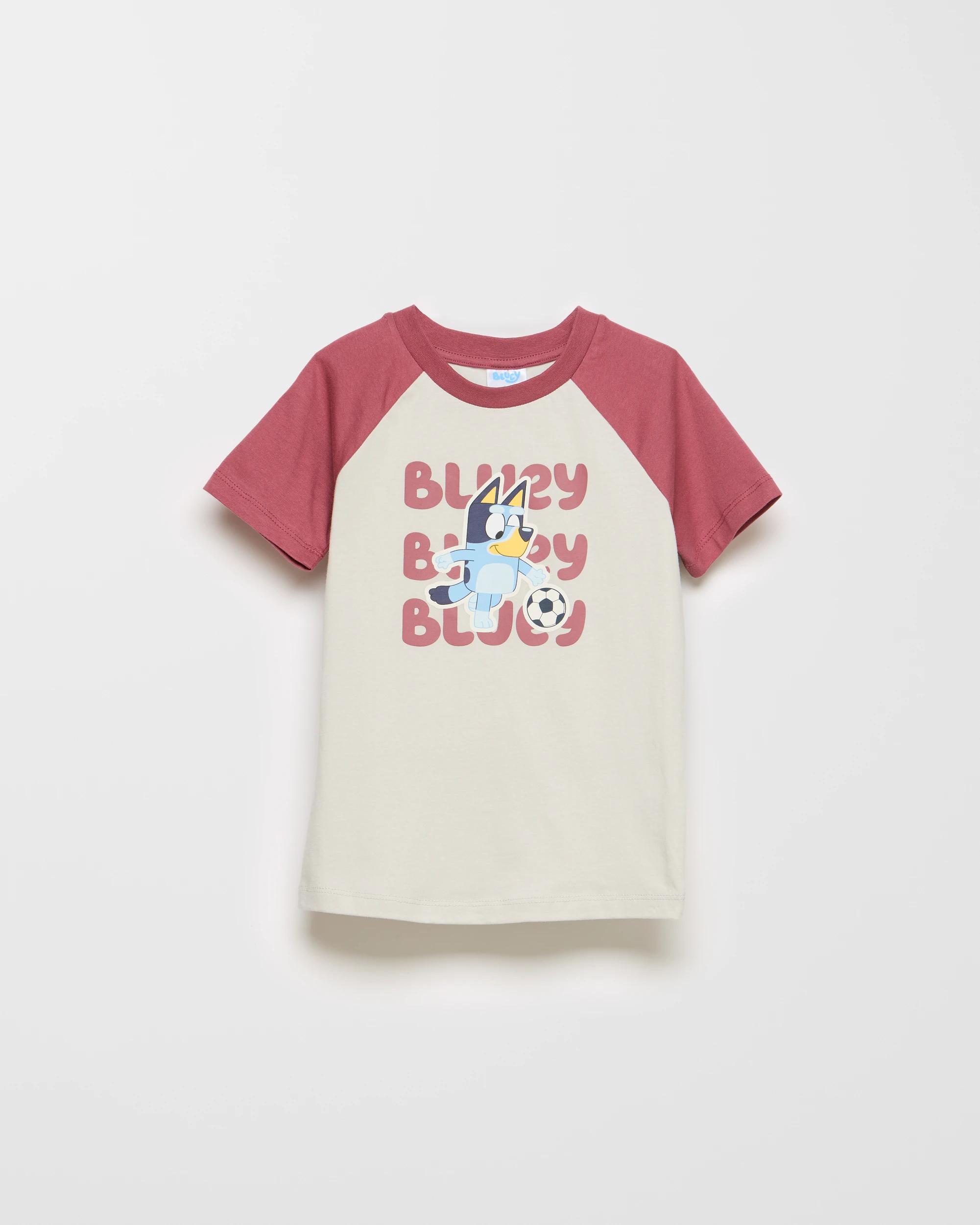 2 Australian Cotton Bluey T-shirt GREY MARLE, 2 of 5