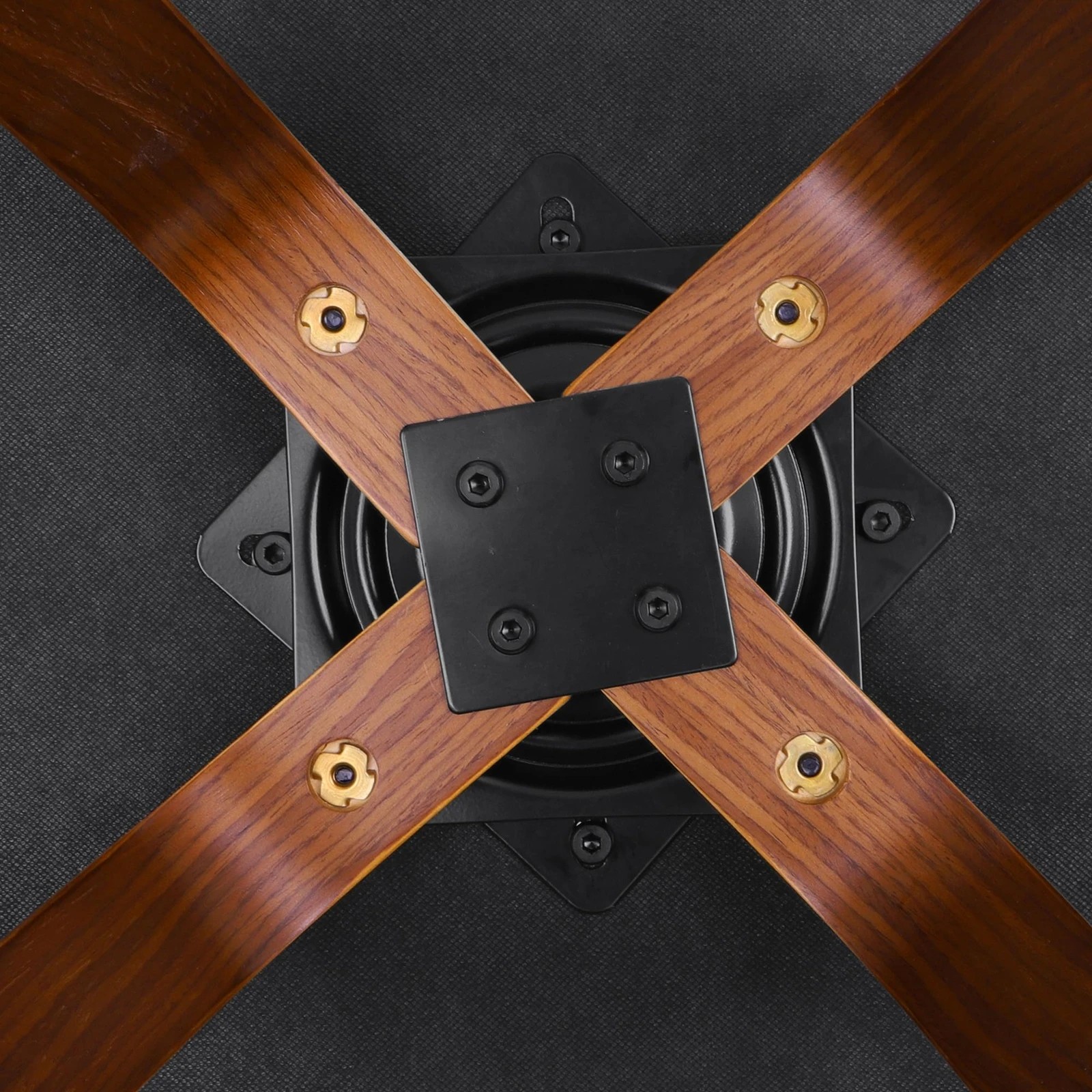 9 Alfordson 4x Swivel Bar Stools Caden Kitchen Wooden Dining Chair - Black, 9 of 10