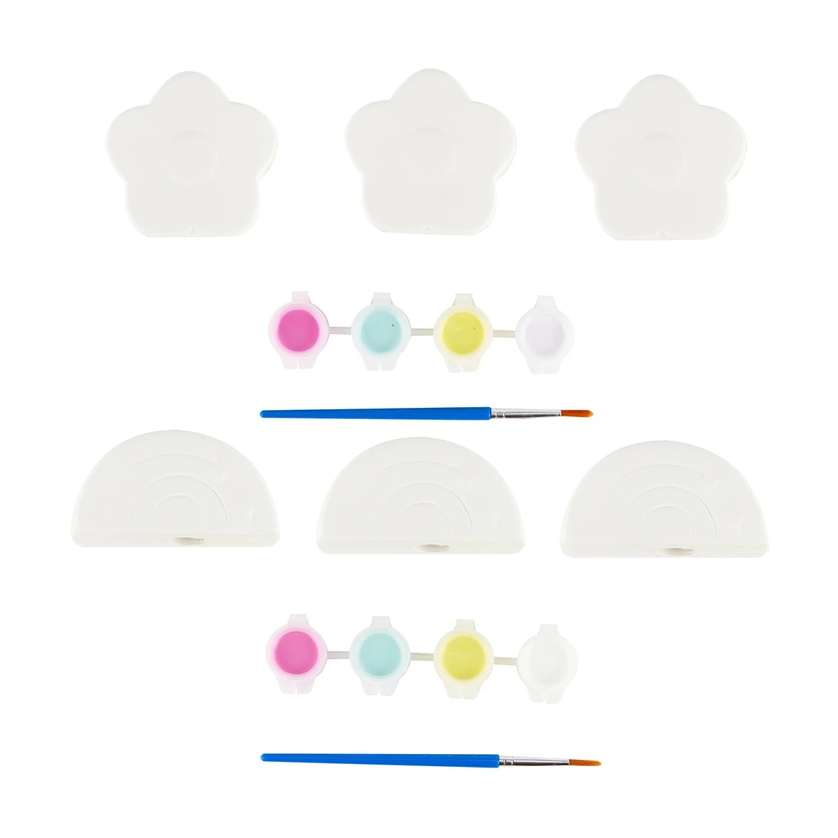 2 Paint Your Own Ceramic Photo Stands Kit - Assorted, 2 of 10