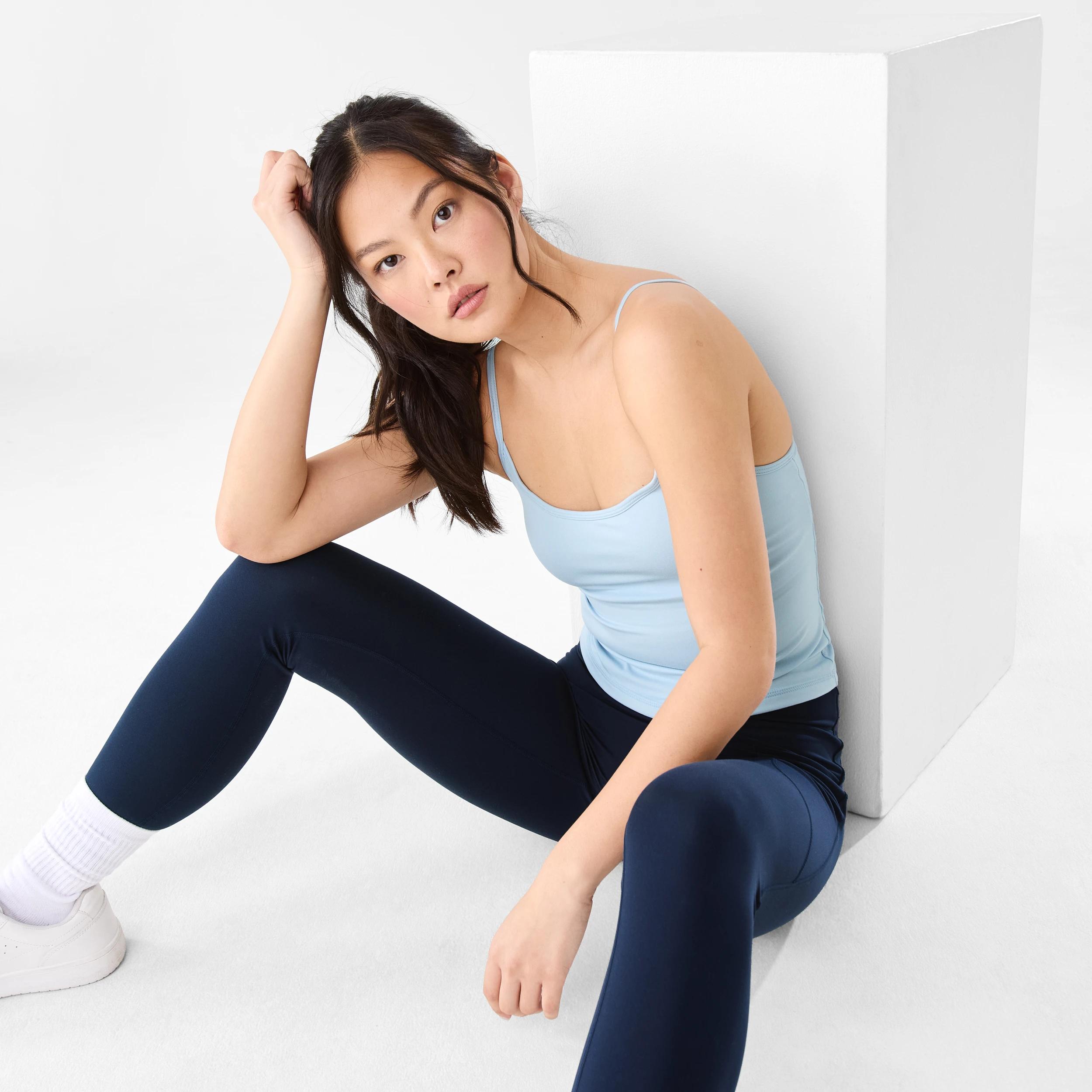 7 Active Womens Ultrasoft Shelf Tank SPINDLE BLUE, 7 of 10