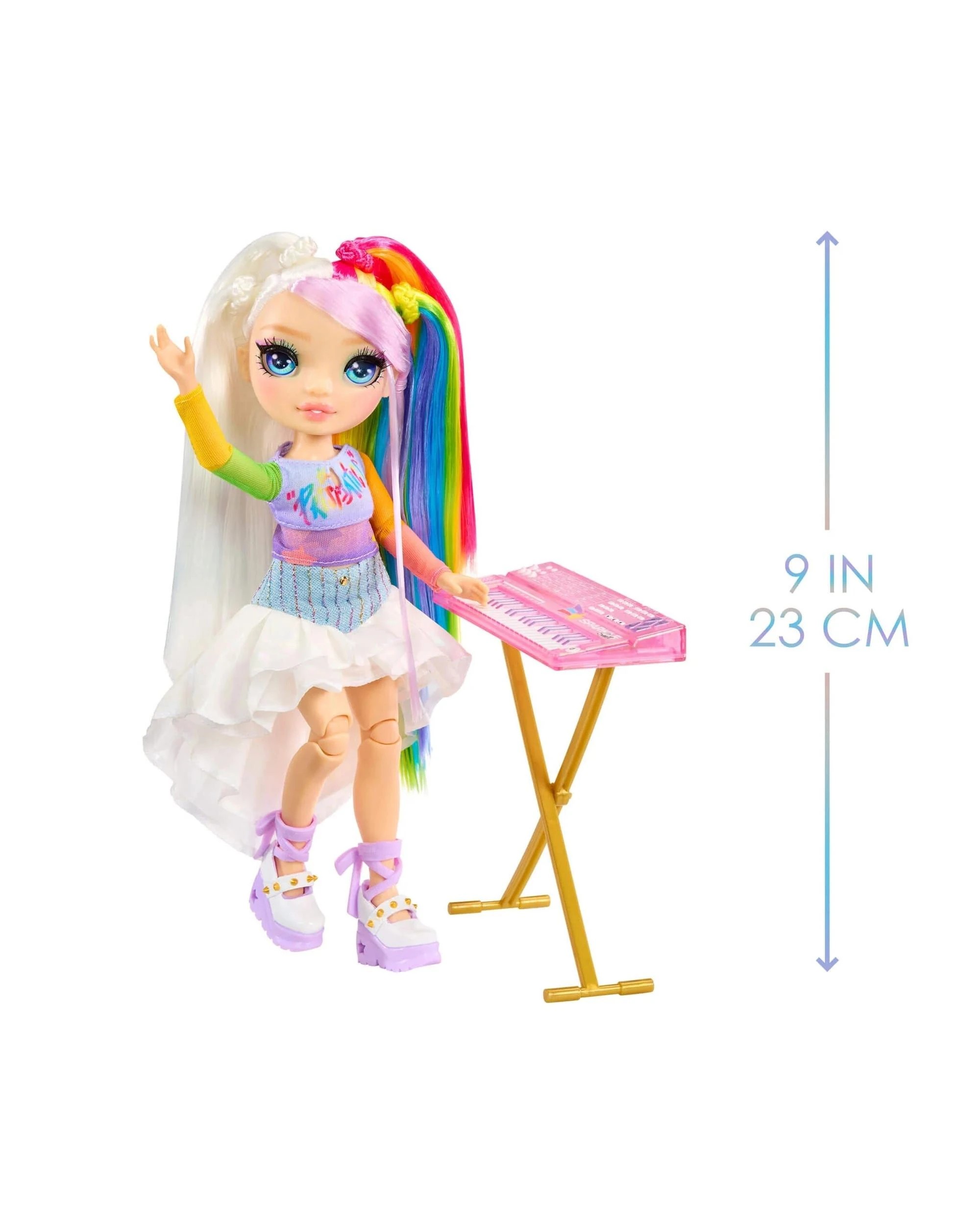4 Rainbow High Junior High Rock Band Amaya Raine Fashion Doll - Multi, 4 of 7