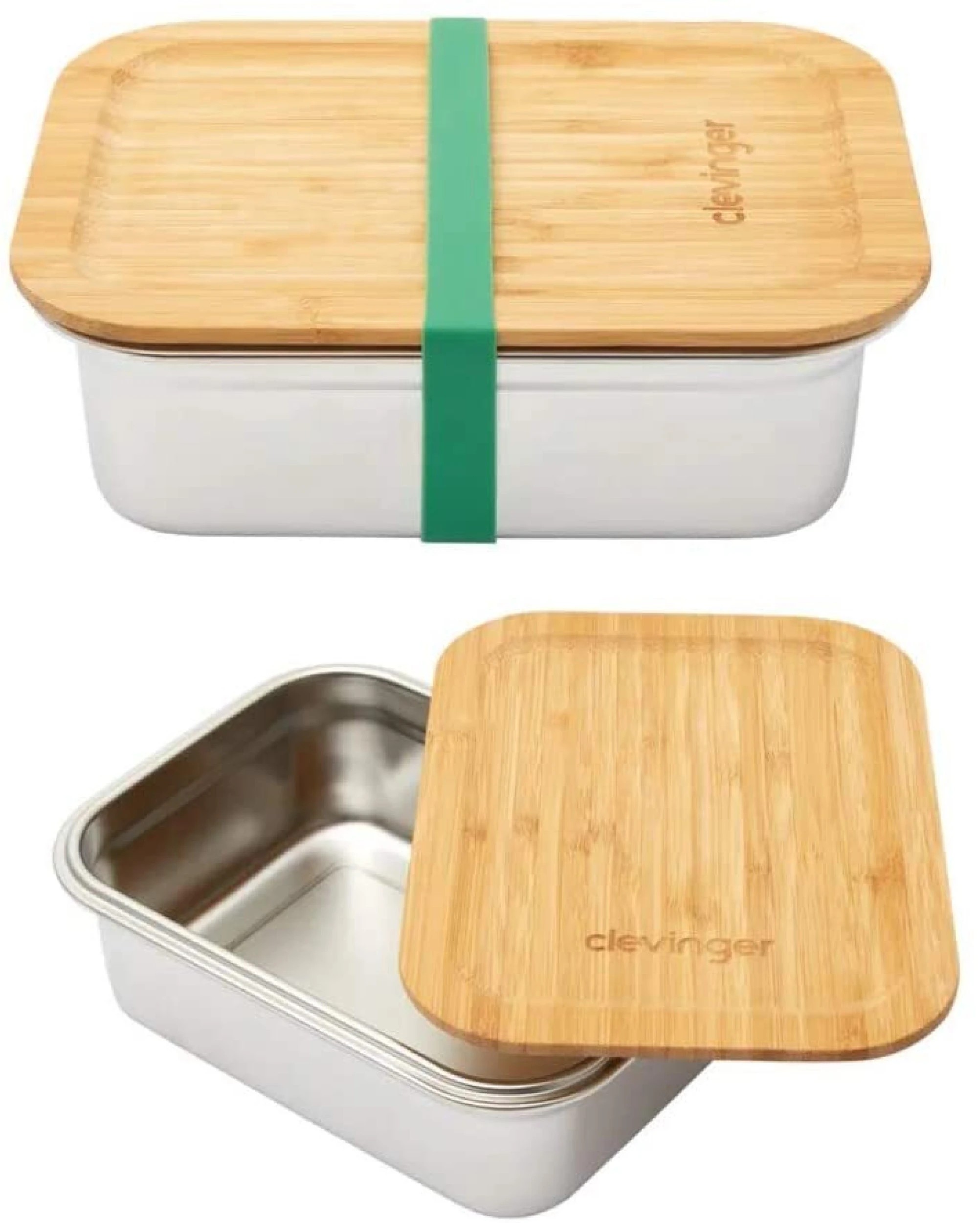 1 BR Home 1200ml Stainless Steel Snack Box, 1 of 2