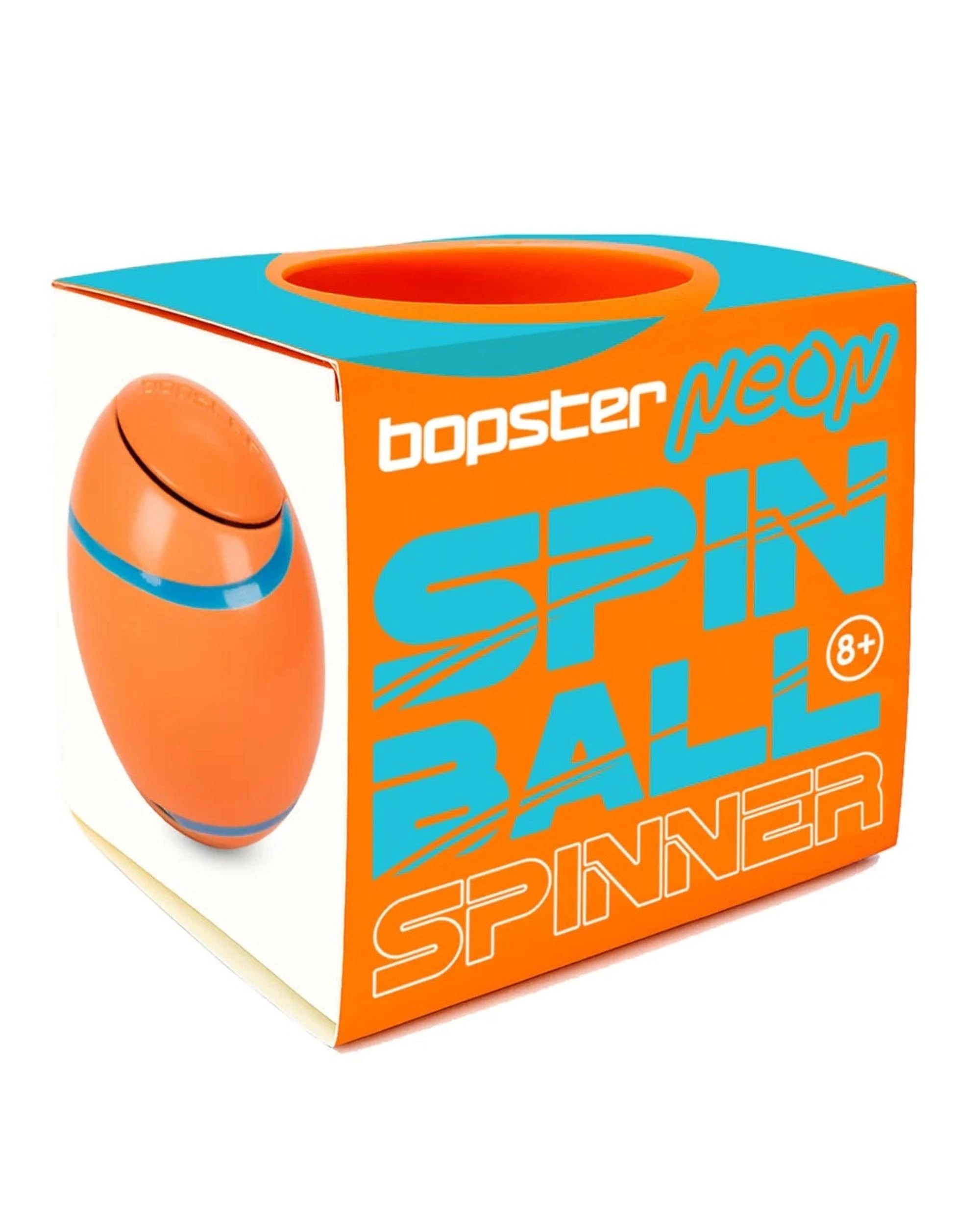 1 Bopster Neon Spin Ball Spinner - Neon Orange - Orange, 1 of 2