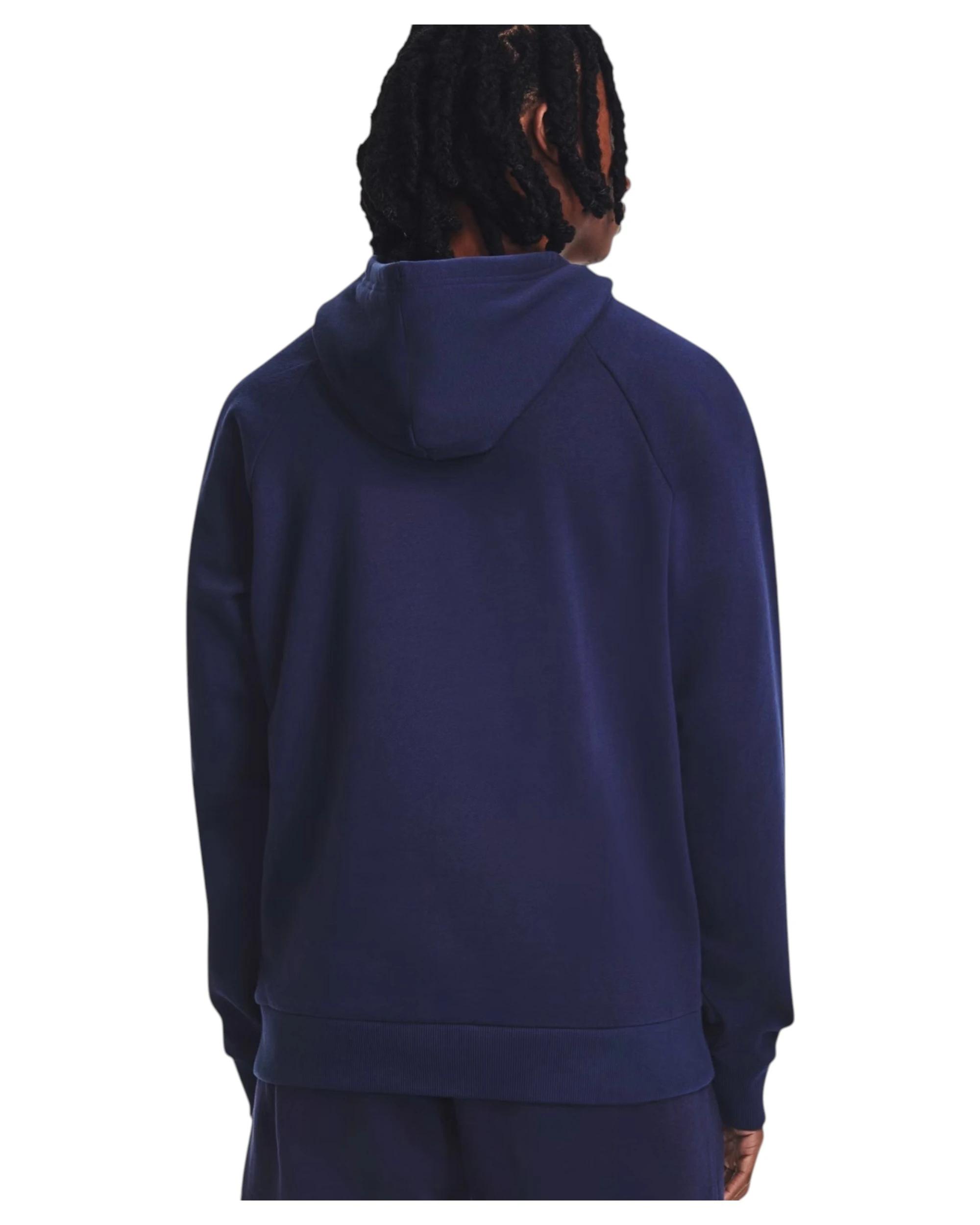 2 Under Armour Mens Rival Fleece Navy Hoodie NAVY, 2 of 6