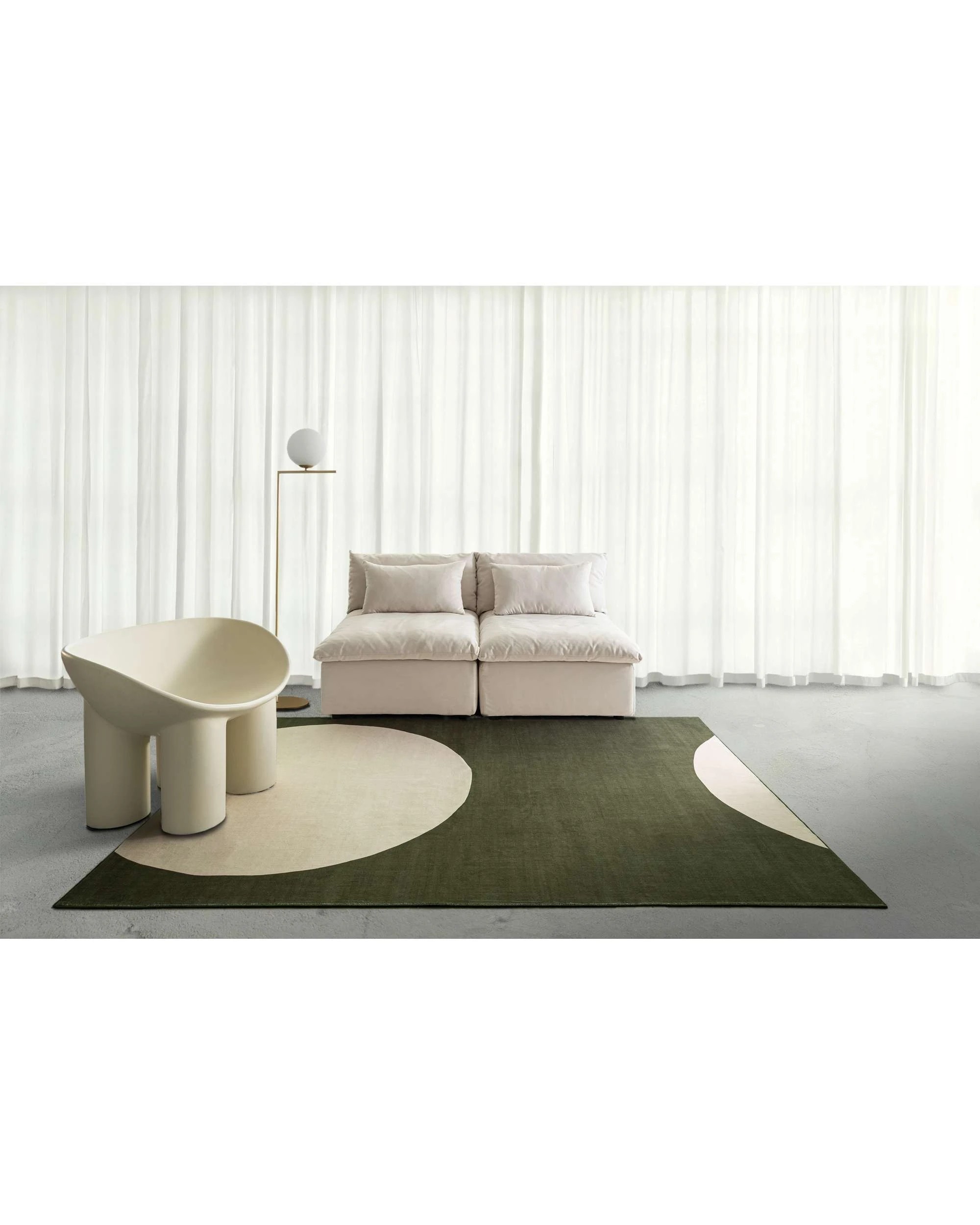 2 Loopsie Torres Printed Forest Washable Rug-290cm x 190cm - Green, 2 of 8