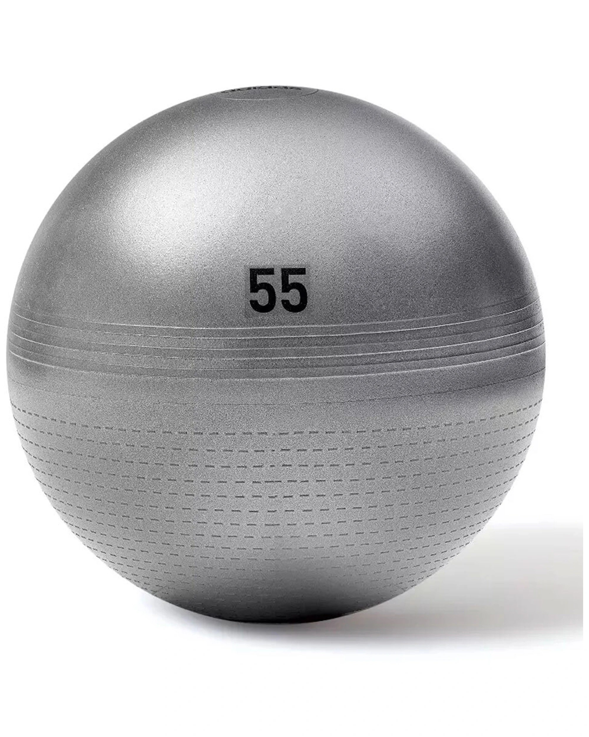 3 Adidas Gym Ball 55cm Anti-Burst Dual Texture Includes Pump 110kg Capacity - Grey, 3 of 9