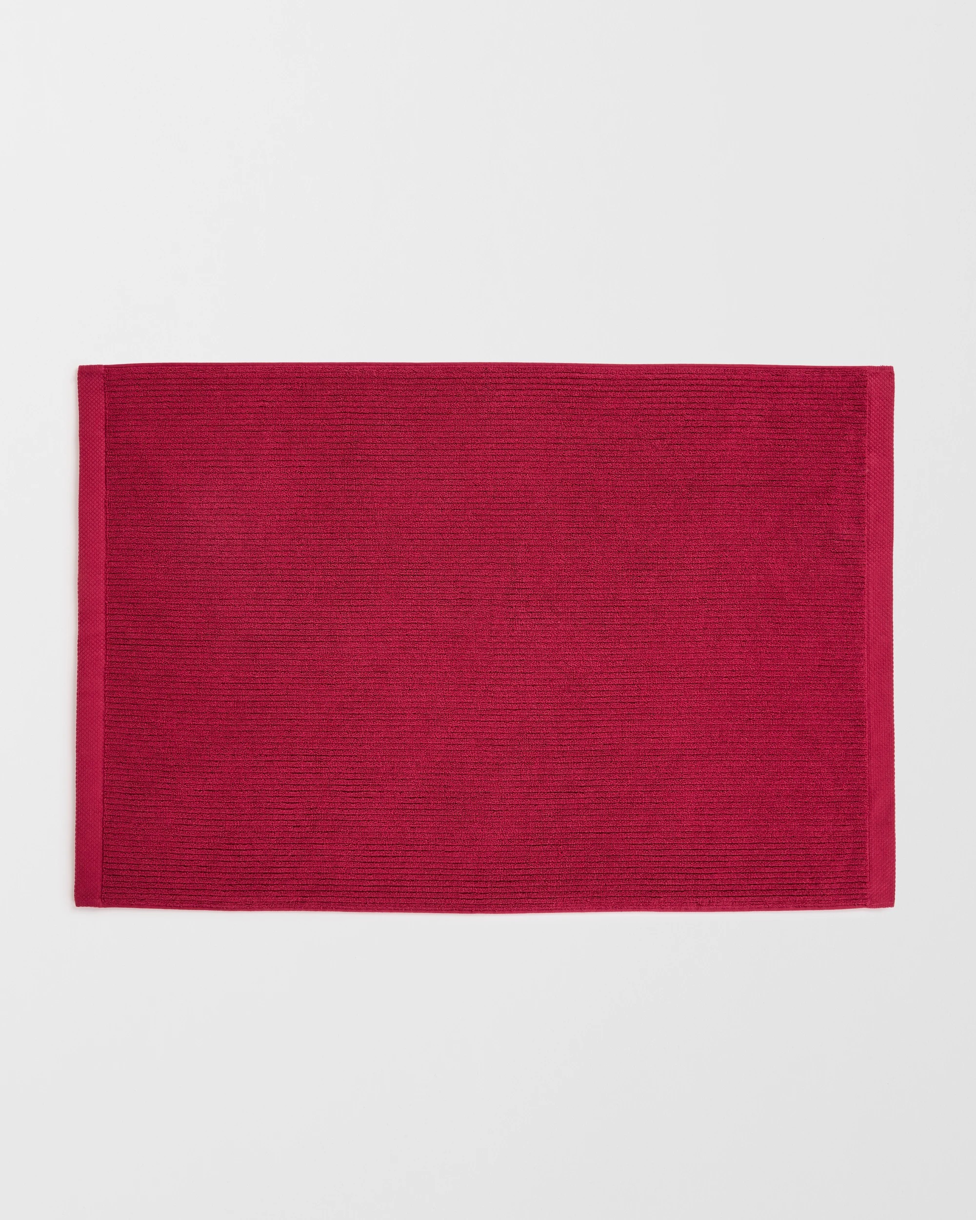 1 Target Australian Cotton Ribbed Bath Mat - Piper
 - Pink, 1 of 1