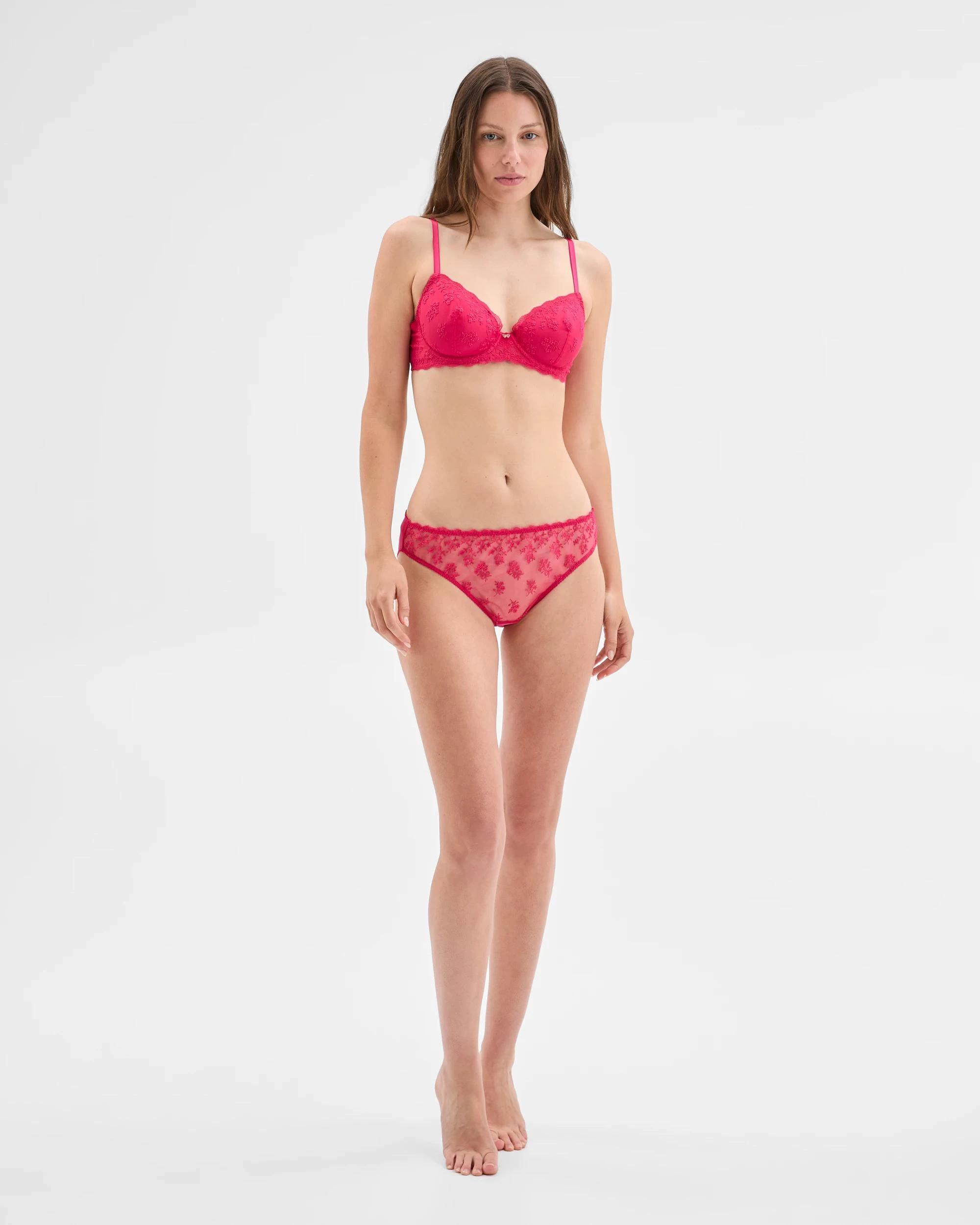 3 Target Woman Ivy Embroidered Bikini Briefs LIPSTICK PINK, 3 of 5