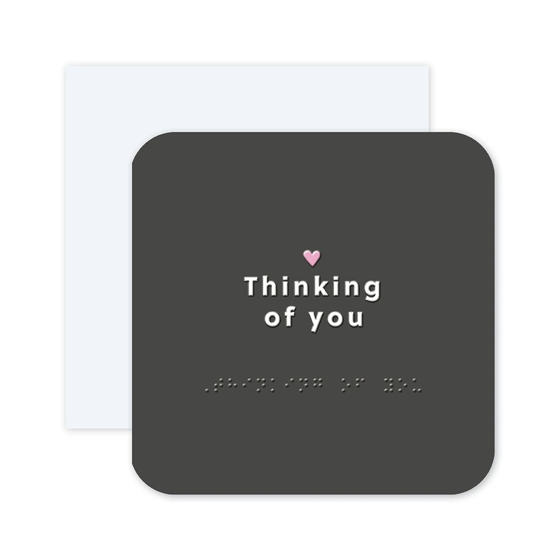 1 Hallmark Braille Greeting Card - Thinking Of You, 1 of 3