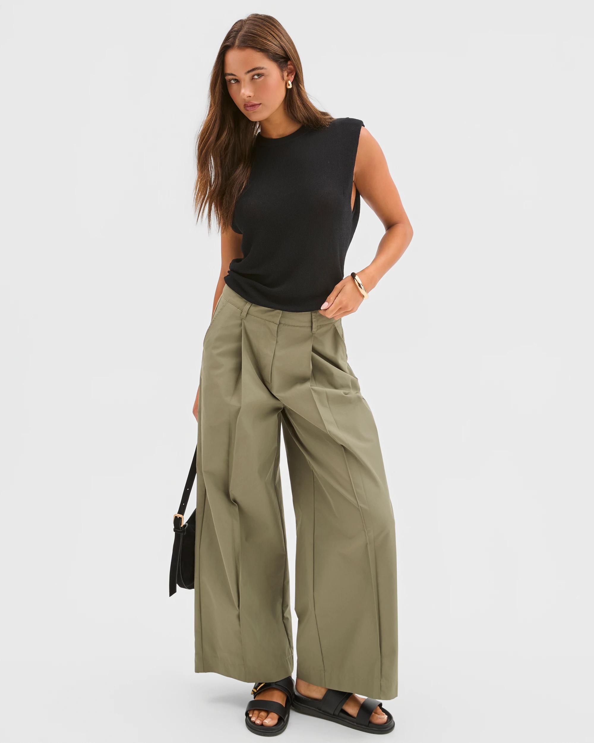 3 Lily Loves Extended Shoulder Knit Top BLACK, 3 of 7