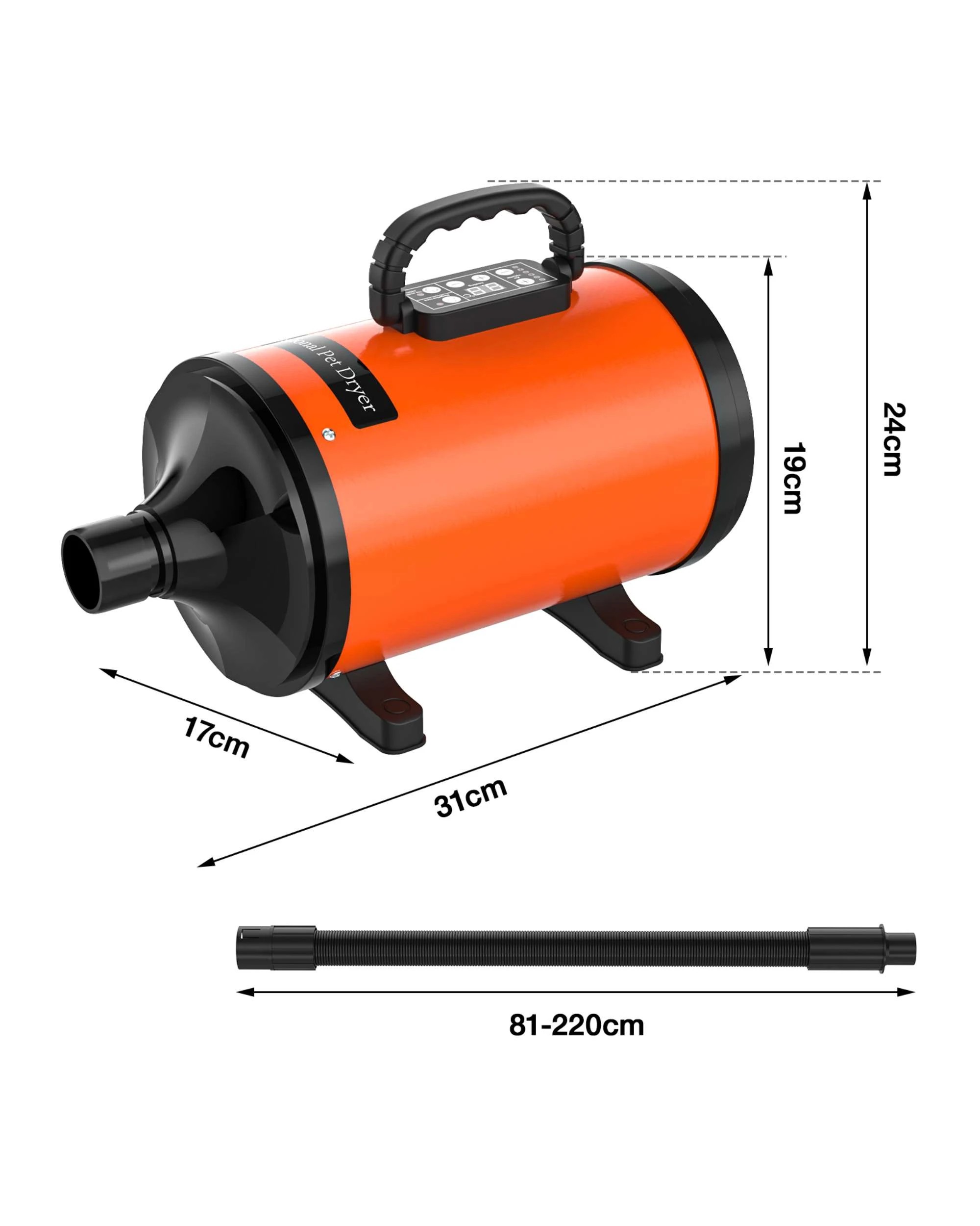 9 Advwin Pet Grooming Table 2 Loops + Pet Hair Dryer Grooming Blower for Dogs Cats, 9 of 9