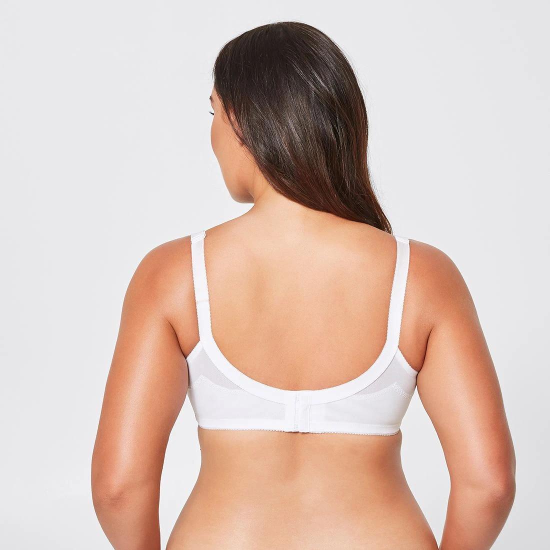 2 Target Fuller Figure Firm Support Wirefree Bra WHITE, 2 of 2