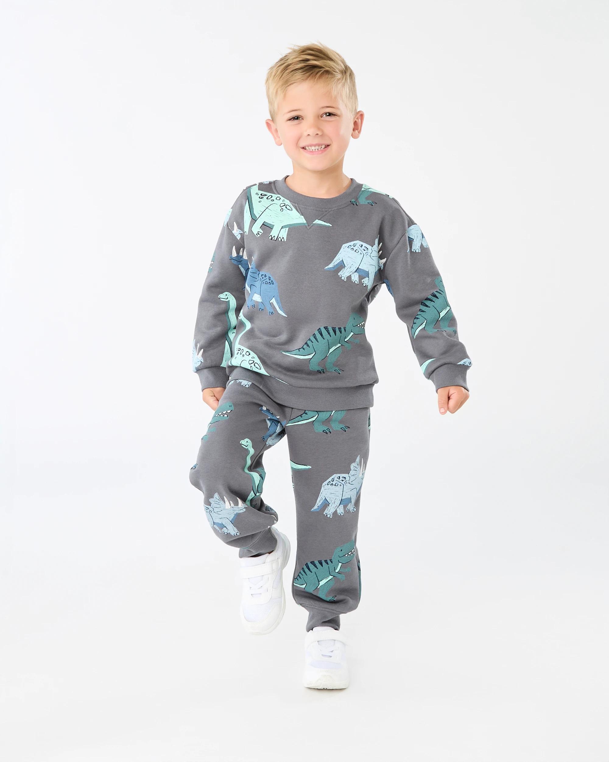 6 All Over Print Trackpants Gry Dino, 6 of 7