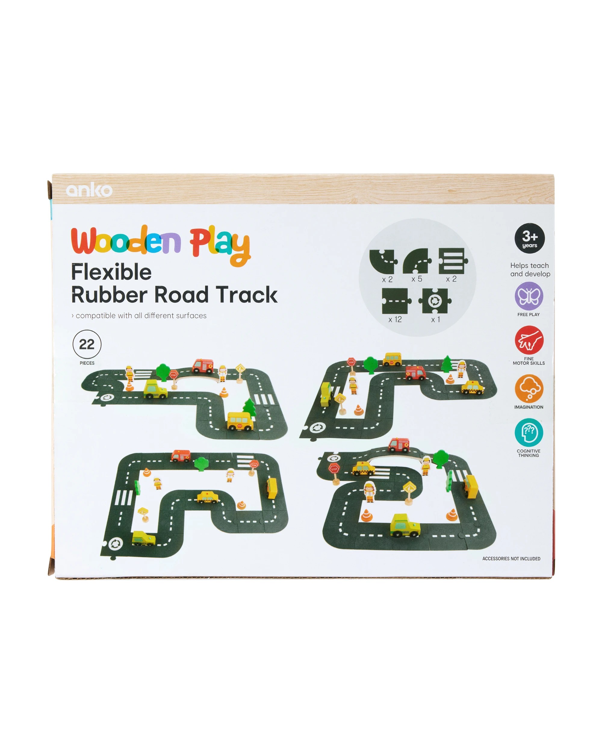 7 22 Piece Flexible Road Track, 7 of 7