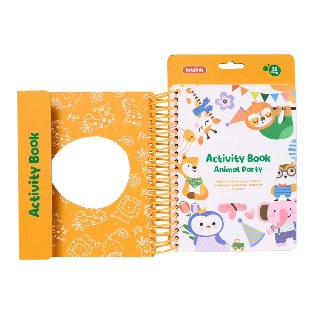 4 Kadink Activity Book Animal Party, 4 of 10
