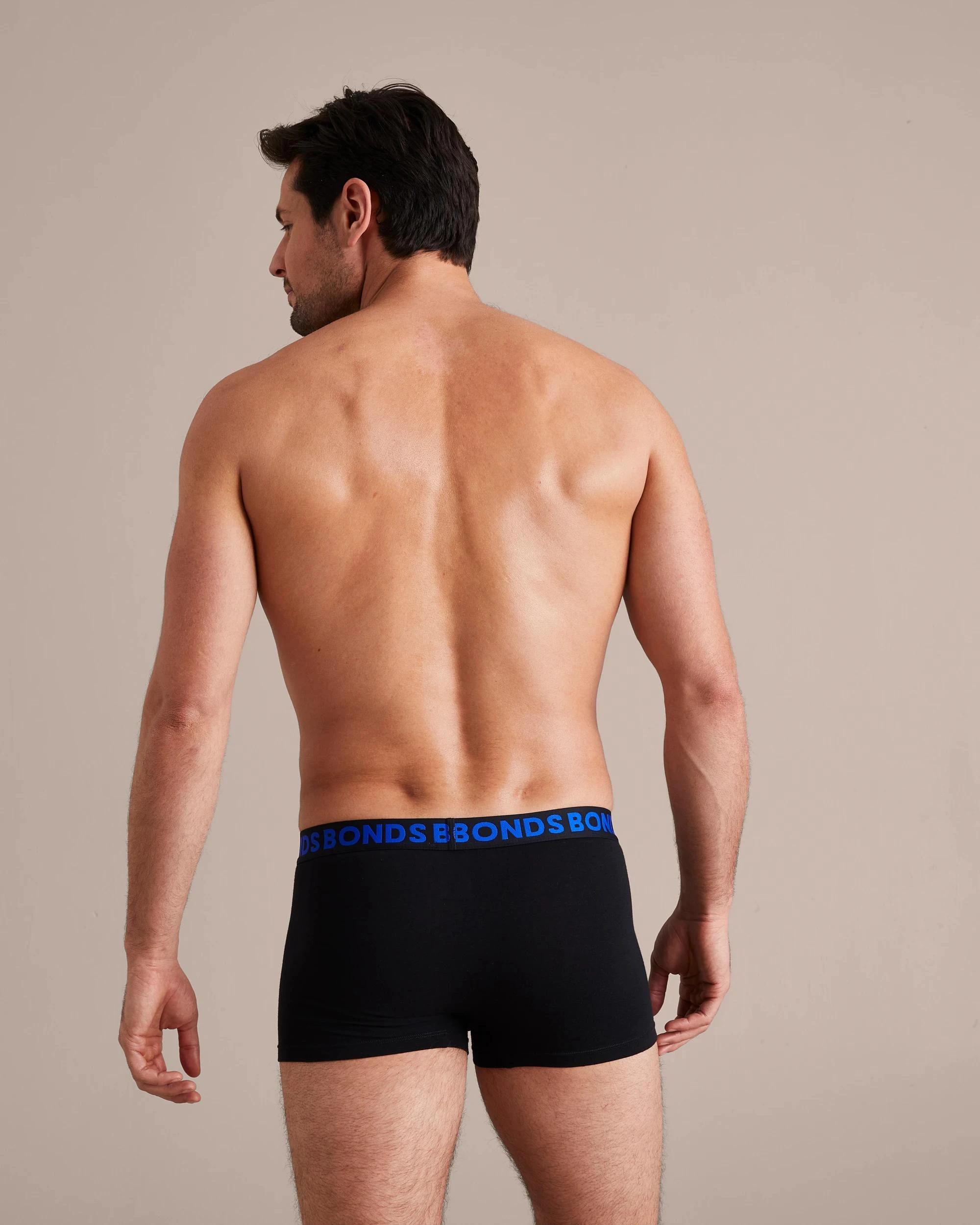 6 Bonds 3 Pack Everyday Trunks BLACK, 6 of 10