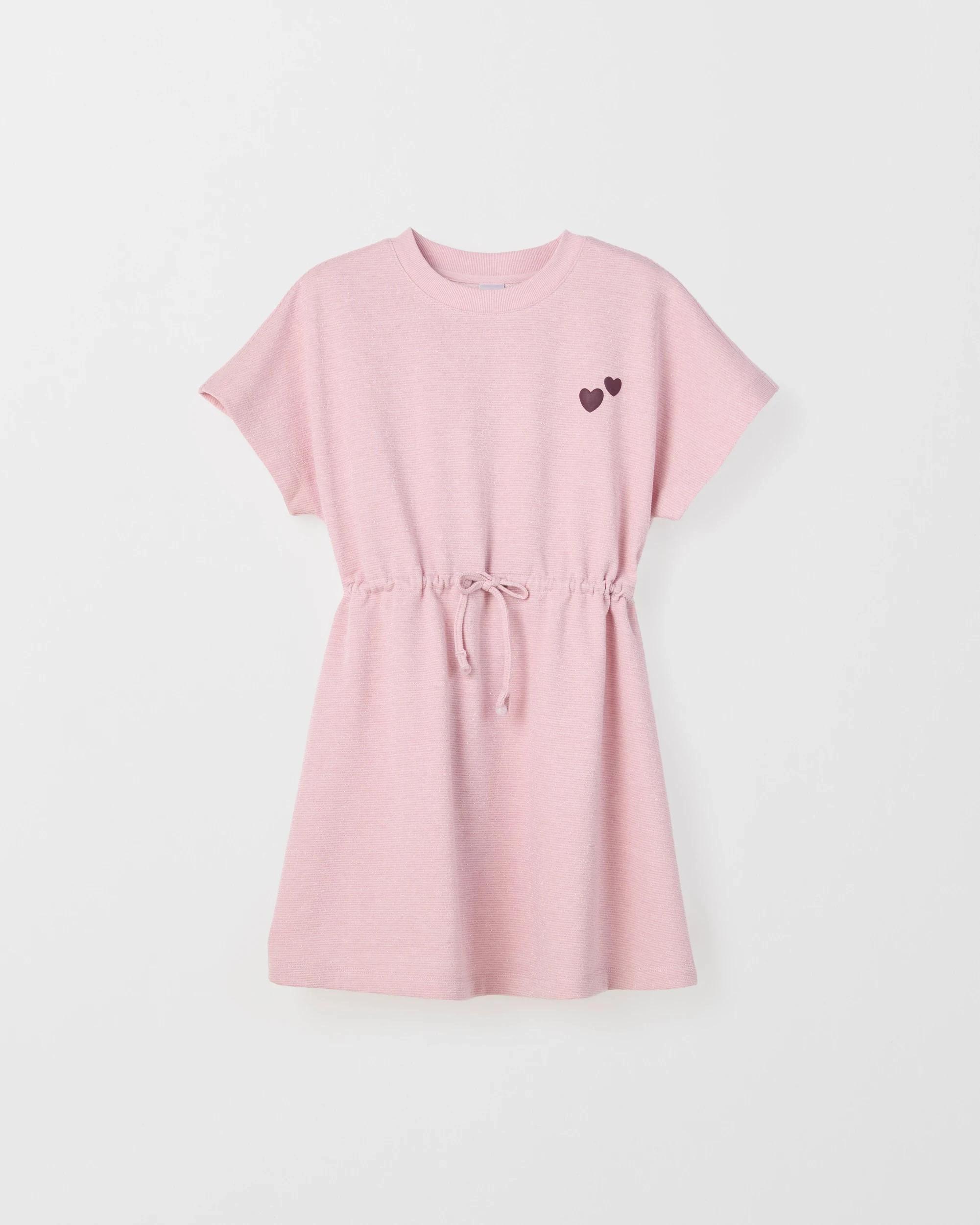 5 Target Kids Australian Cotton Blend Fleece Dress PINK, 5 of 6