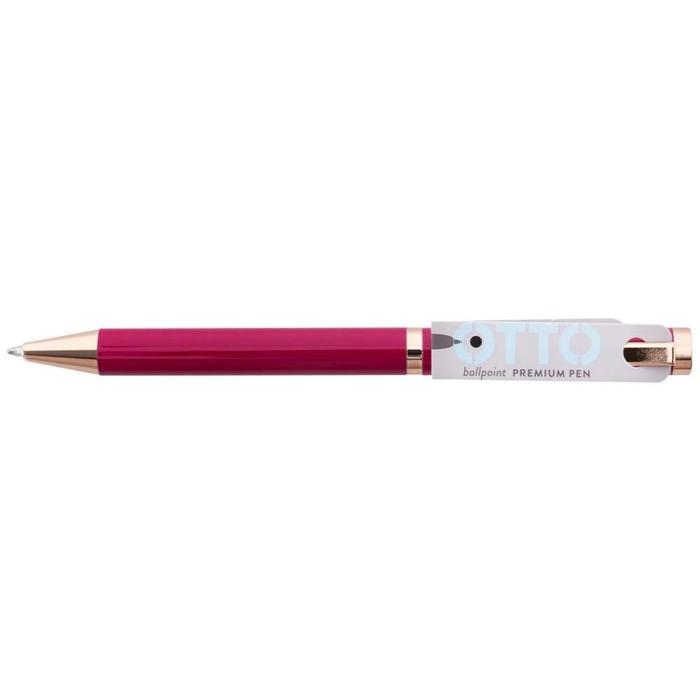 1 Otto Premium New York Ballpoint Pen 1mm Burgundy, 1 of 7