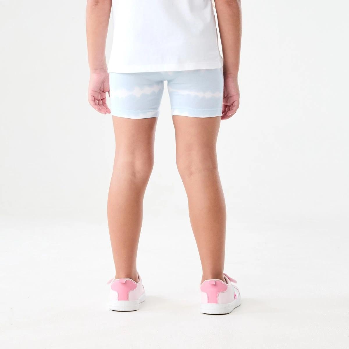 2 Printed Bike Shorts COTTON CANDY TIE DYE BLUE, 2 of 5