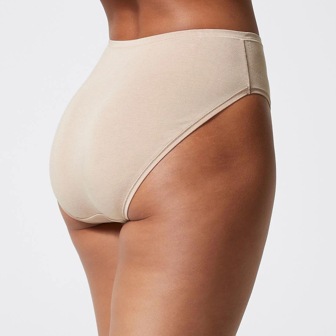 3 Target 2 Pack Bamboo High Cut Briefs LATTE BROWN, 3 of 3