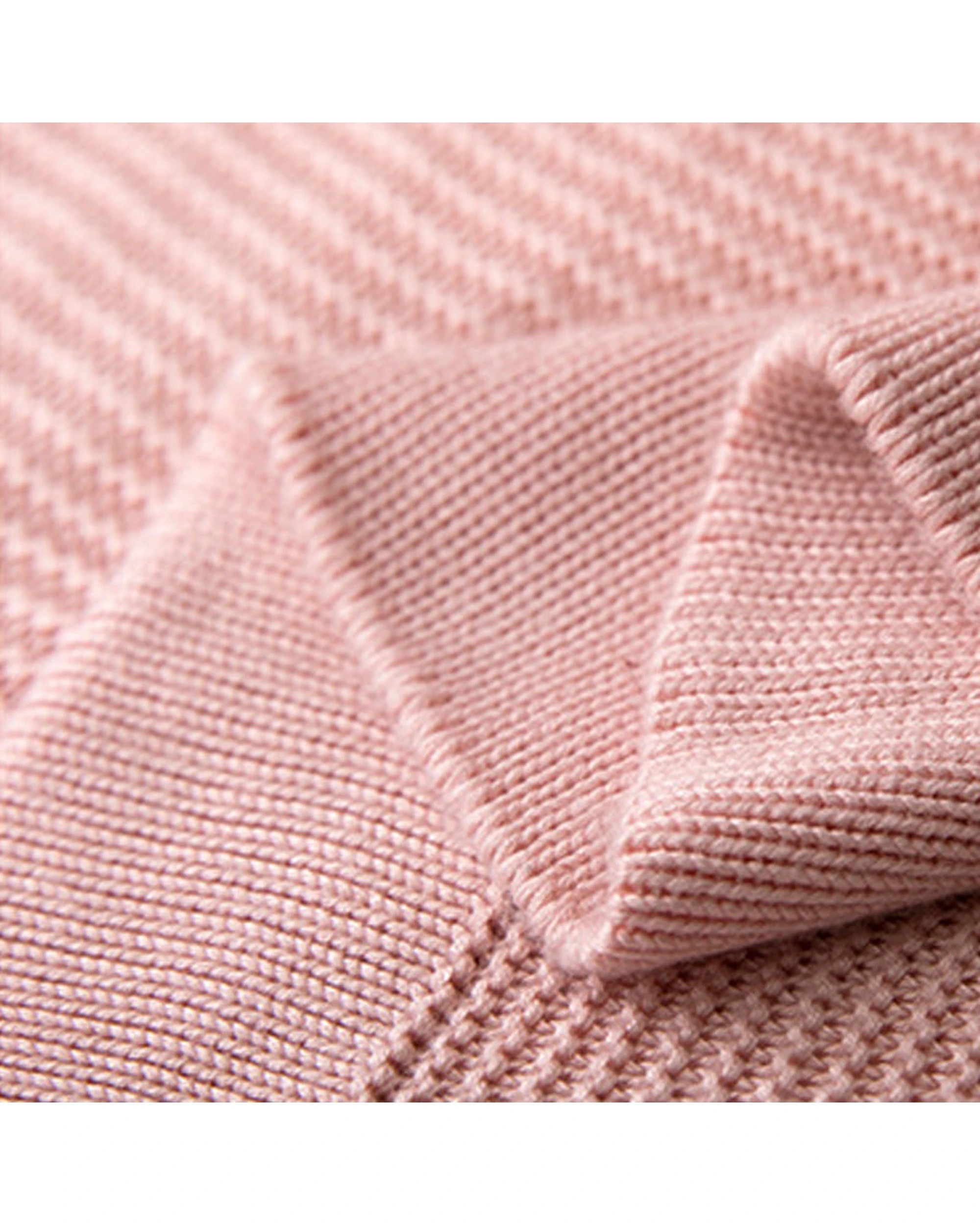 3 Cotton More Bamboo Fibre Knitted Ice Silk Textile Blanket 130x160cm - Pink, 3 of 4