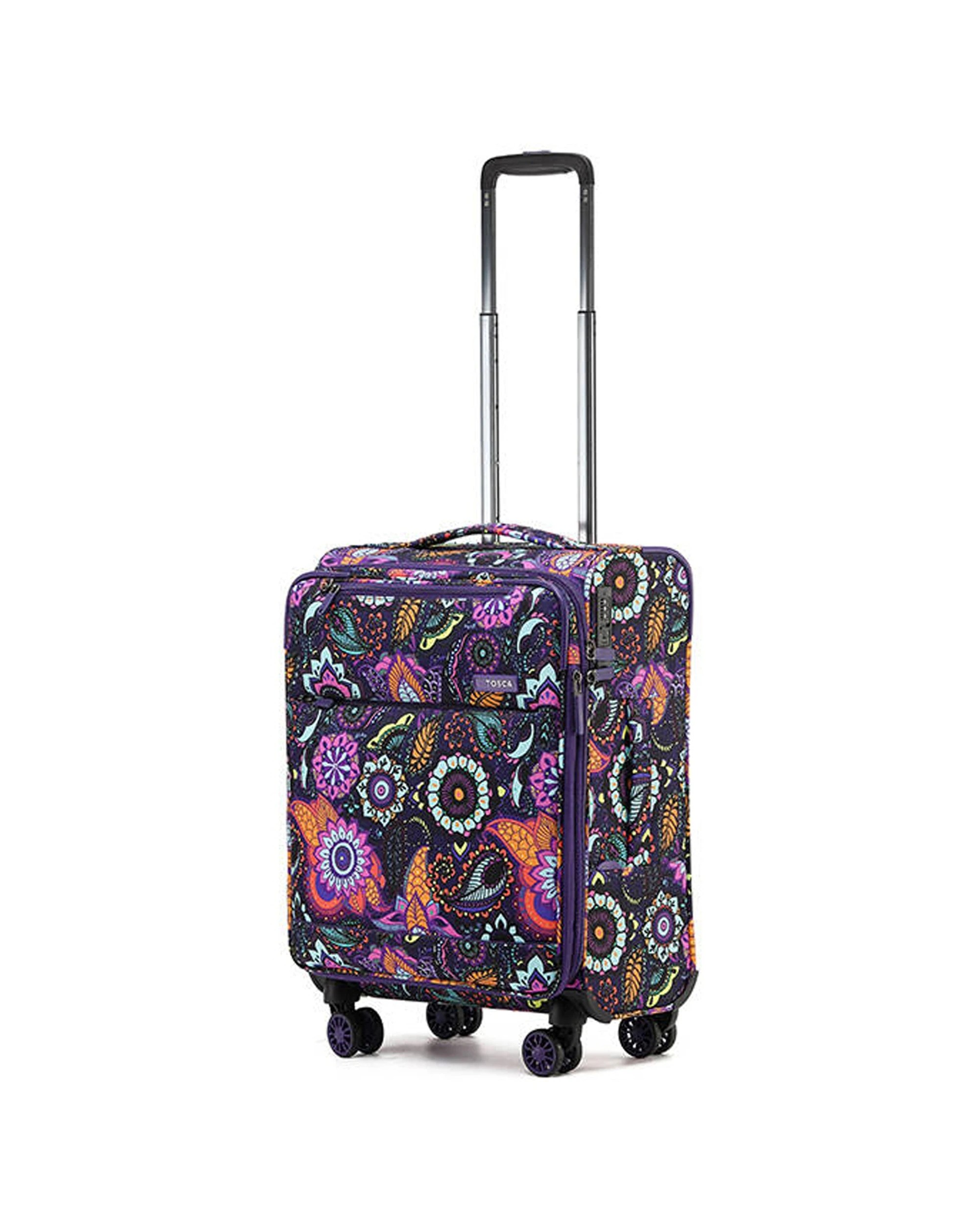 2 Tosca So-Lite 48L Suitcase Luggage Trolley - Pattern, 2 of 5