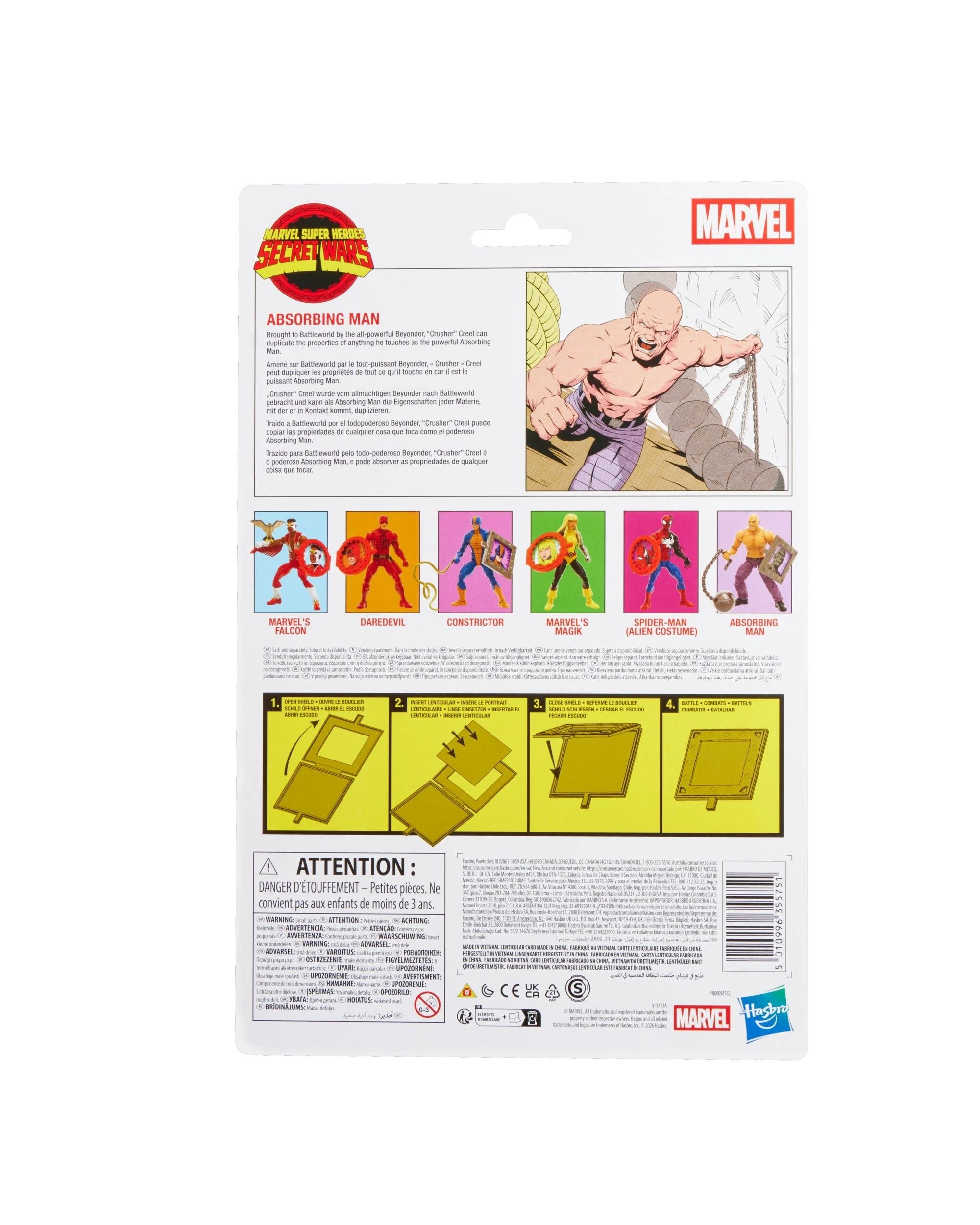 10 Marvel Legends Series: Secret Wars Absorbing Man Action Figure, 10 of 10