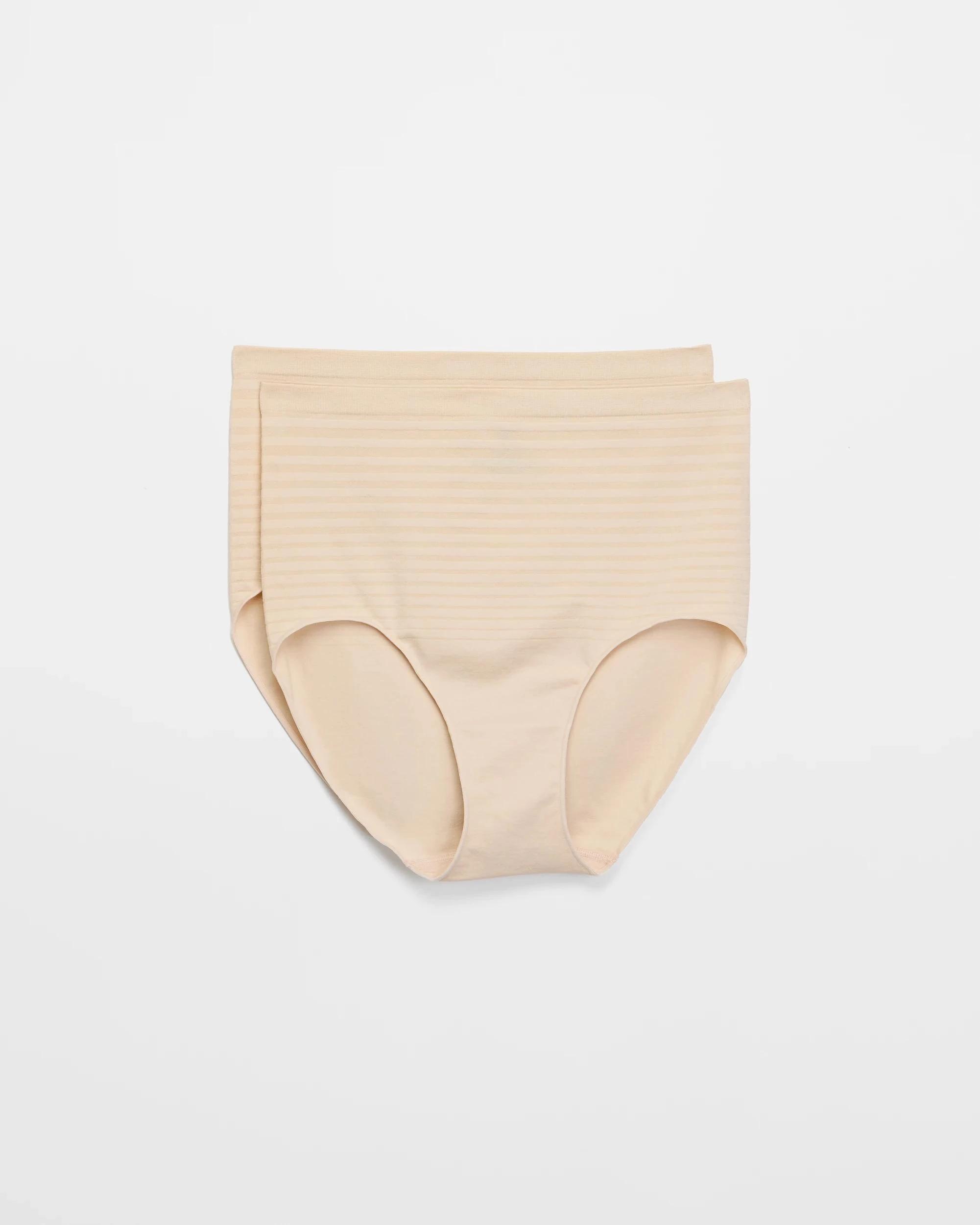 1 Target Womens Seamfree Matte and Shine Full Briefs 2 Pack CRYSTAL MAUVE, 1 of 4