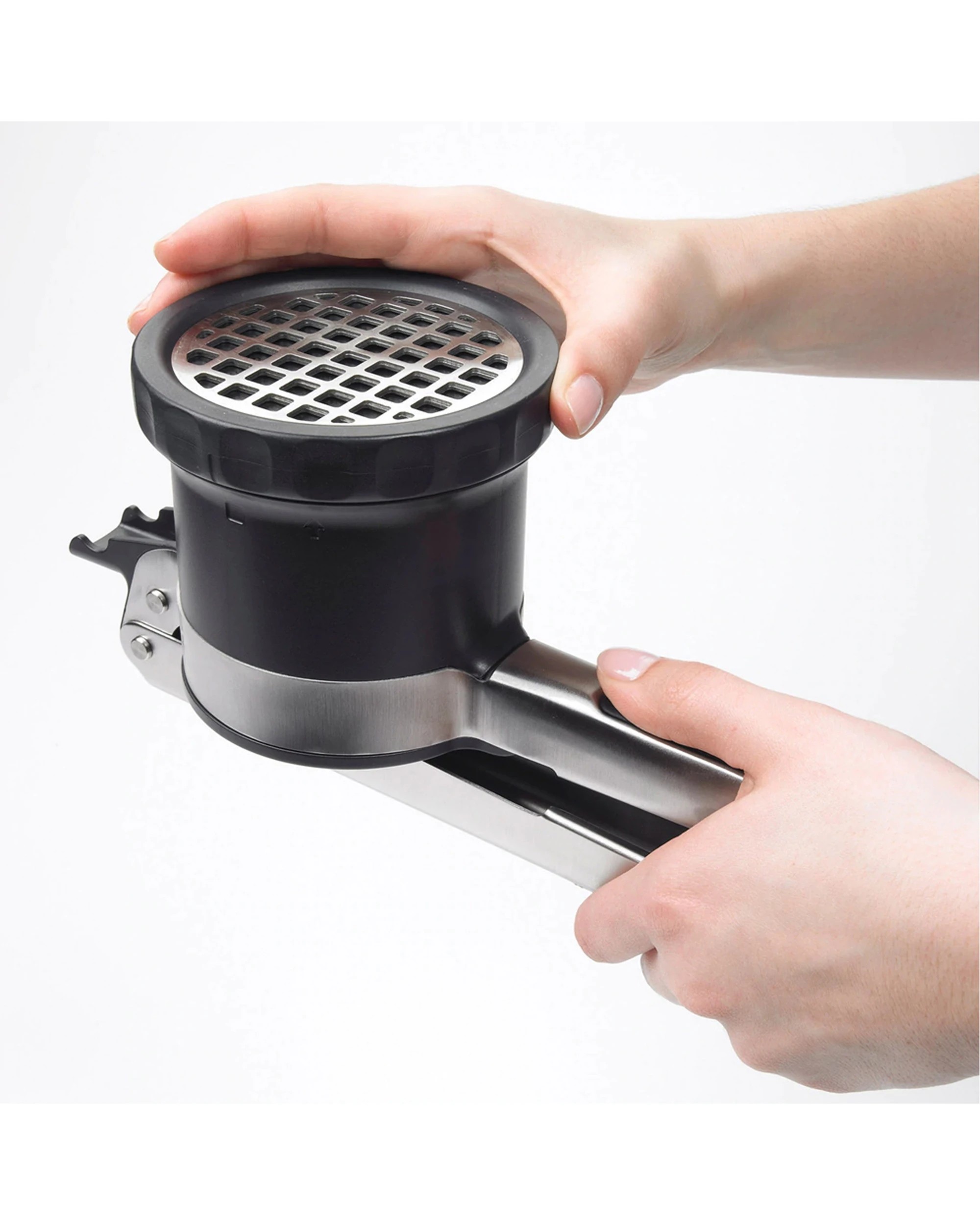 5 Oxo Good Grips 3 In 1 Potato Ricer Stainless Steel Disk Adjustable Puree - Silver, 5 of 6