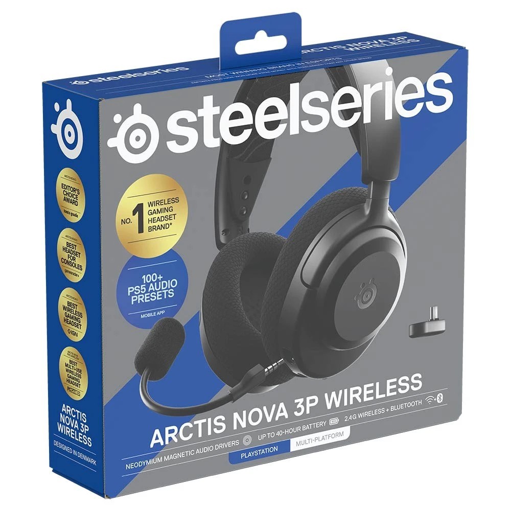5 SteelSeries Arctis Nova 3P Wireless Headset - Black, 5 of 5