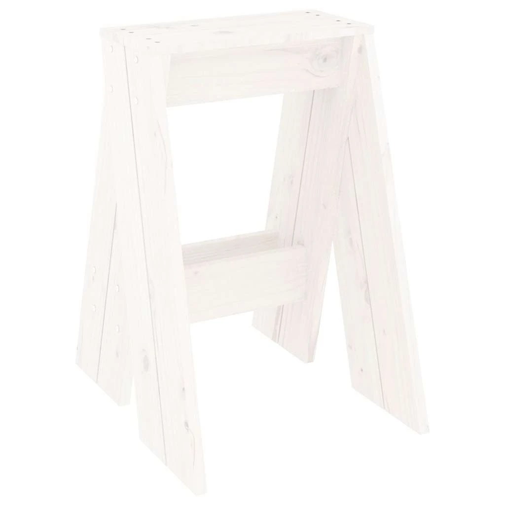 3 Vidaxl Stool, Stools - White, 3 of 8