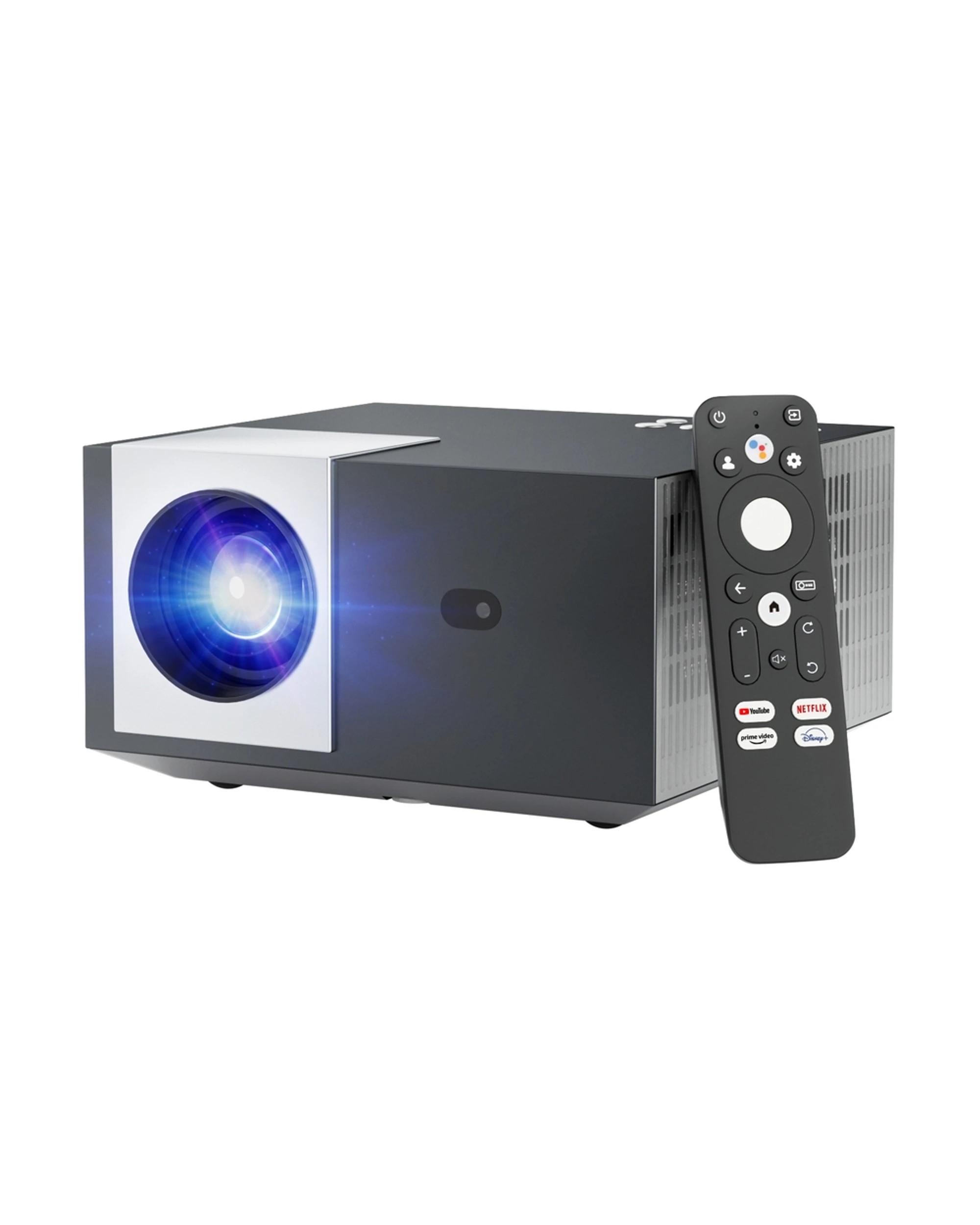1 Devanti Video Project 4K 1080P Official Google TV 5G Wifi Home Cinema - Black, 1 of 7