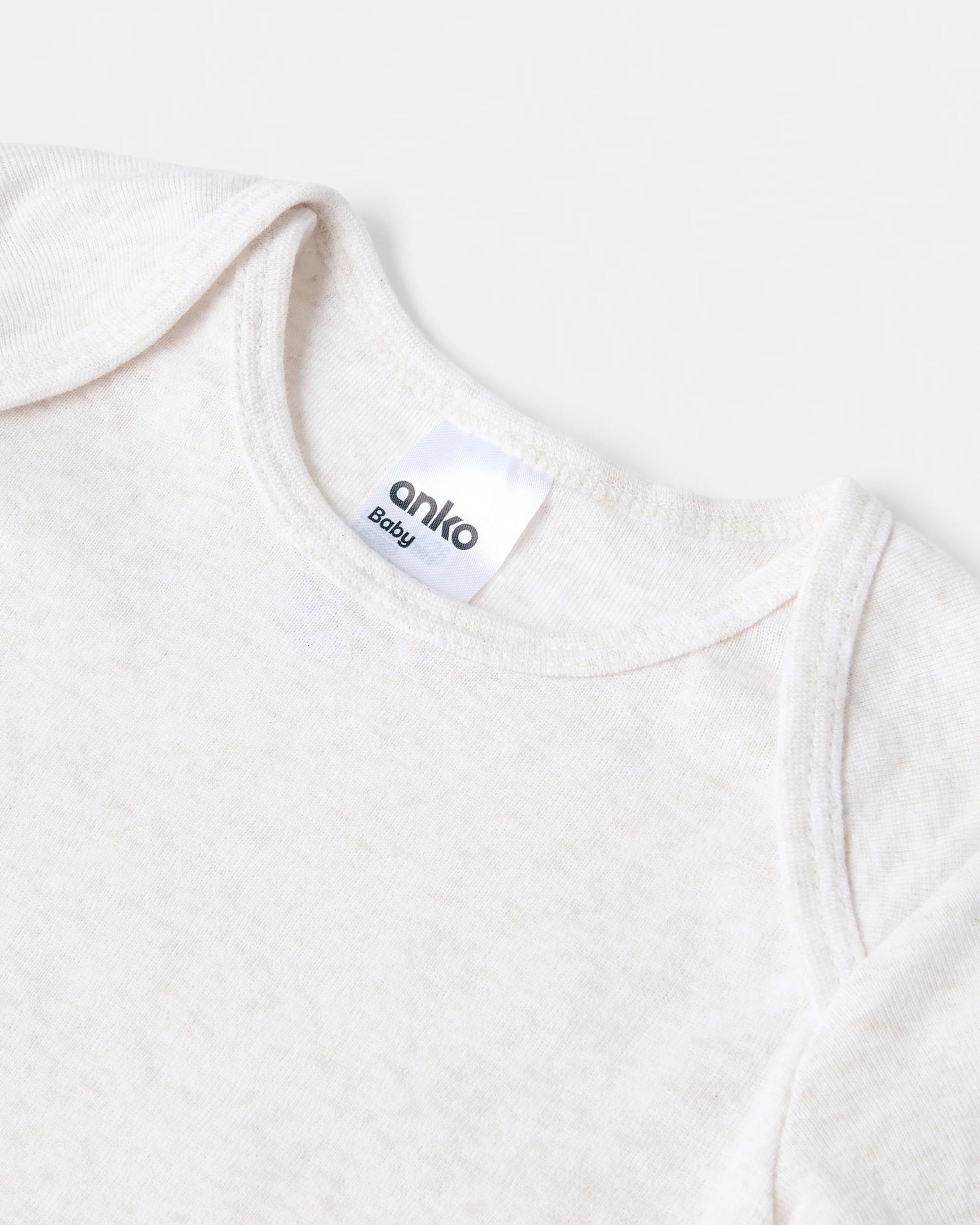8 5 Pack Short Sleeve Bodysuits Bear, 8 of 10