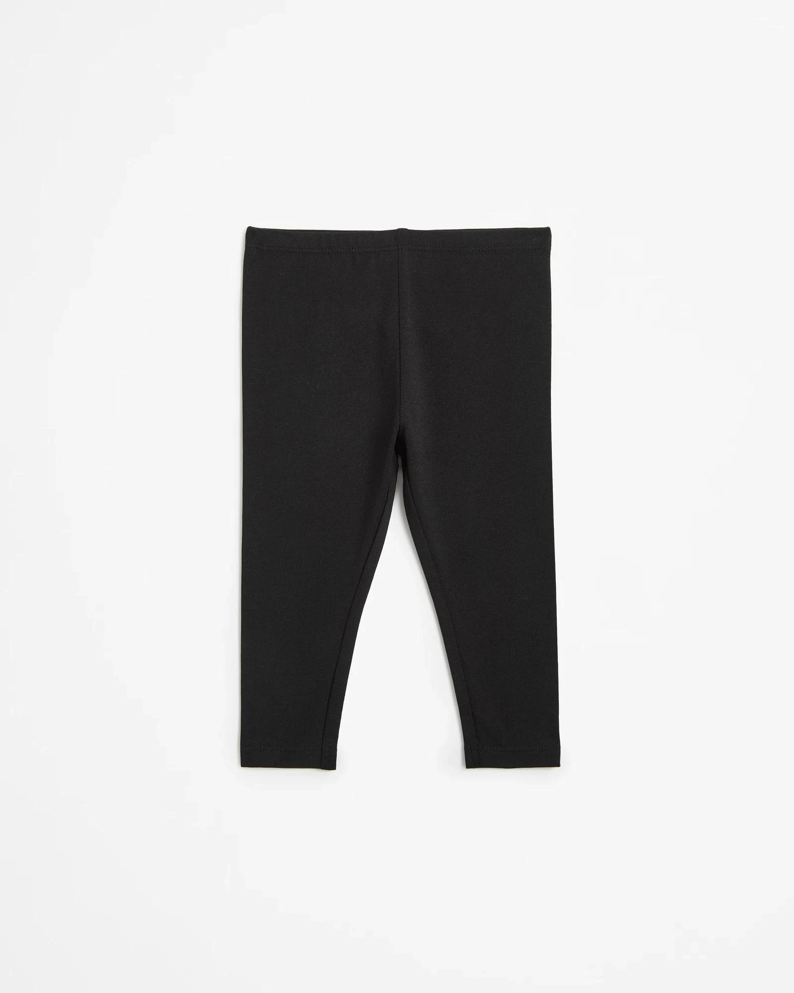 1 Target Baby Organic Cotton Leggings BLACK, 1 of 3