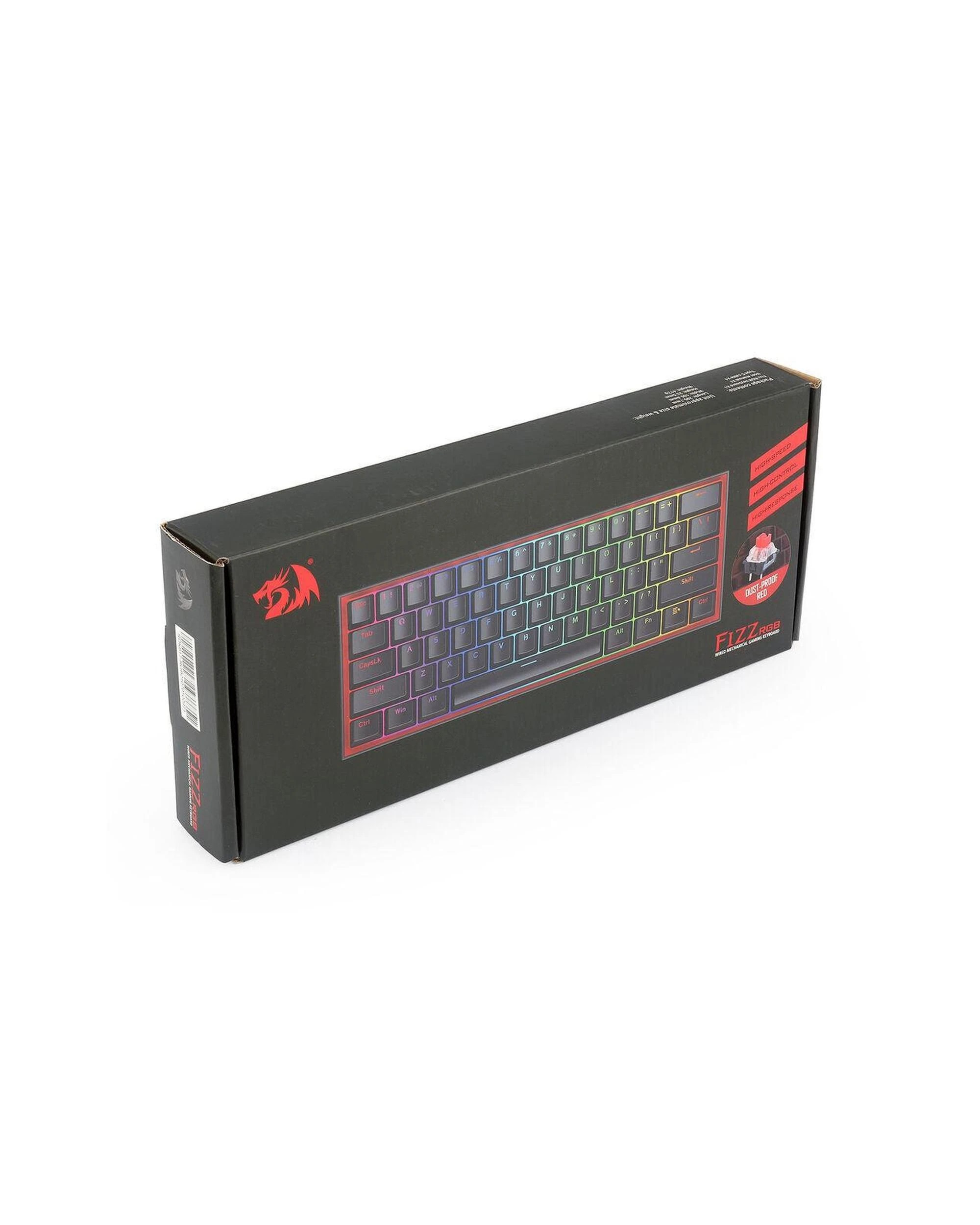10 Redragon K617RGB Fizz Black 60% Wired Mechanical Gaming Keyboard, 10 of 10