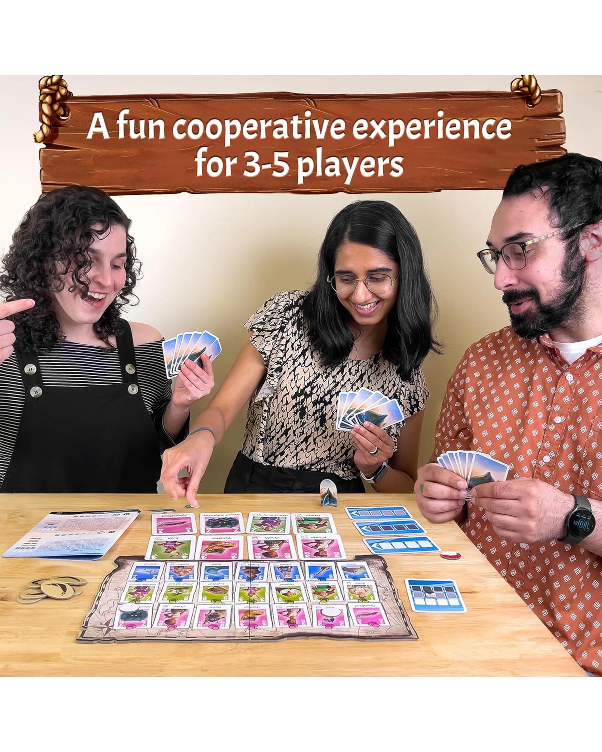 3 The Crew Family Adventure Marooned in Paradise Card Game, 3 of 4