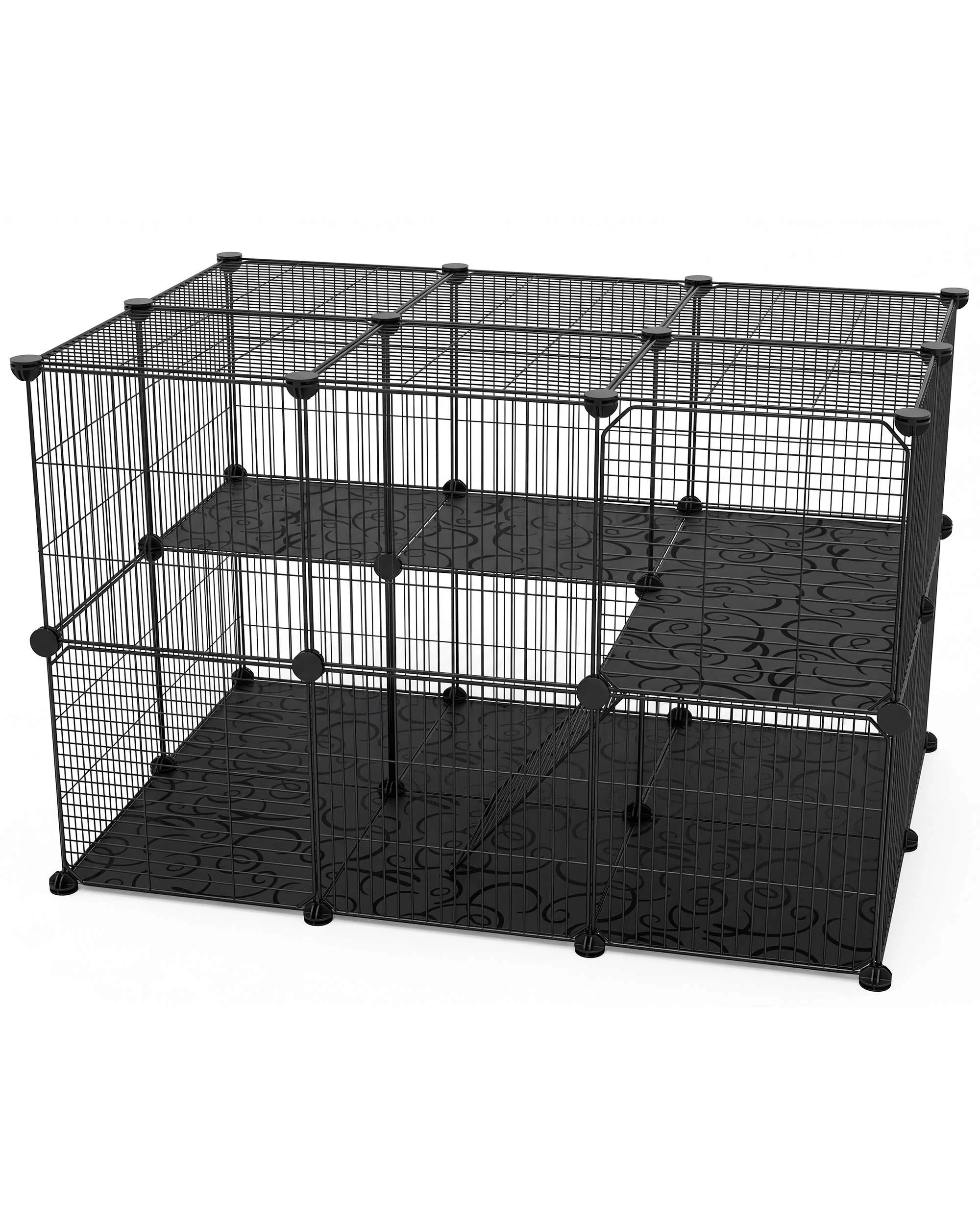 7 Advwin DIY Cat Cage Enclosure Pet Crate Rabbit Hutch Pet Scene Kitty Kennel, 7 of 8