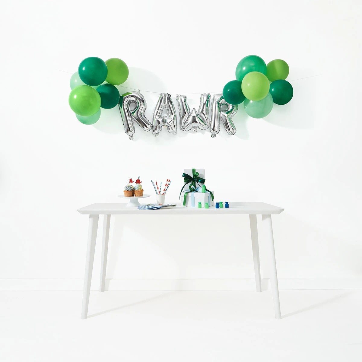 1 16 Piece Dinosaur Balloon Decoration Pack, 1 of 7