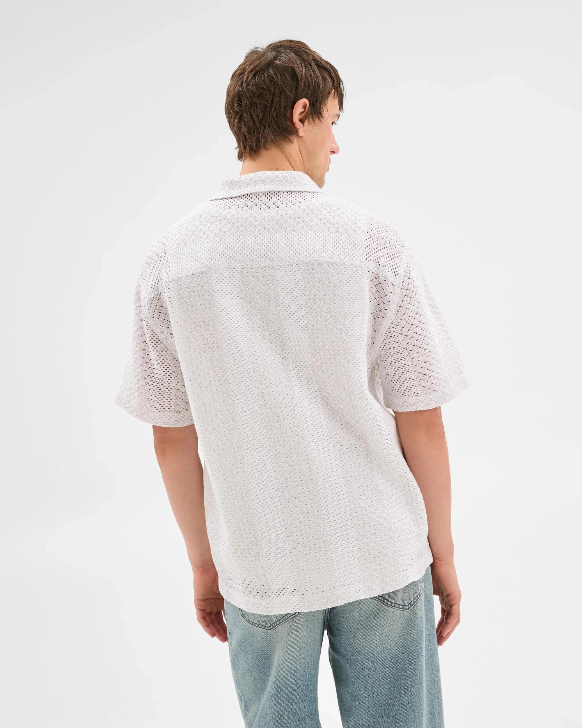 6 Australian Cotton Blend Woven Shirt - Commons WHITE, 6 of 7