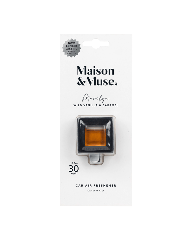 Maison and Muse Marilyn Car Air Freshener - Wild Vanilla and Car