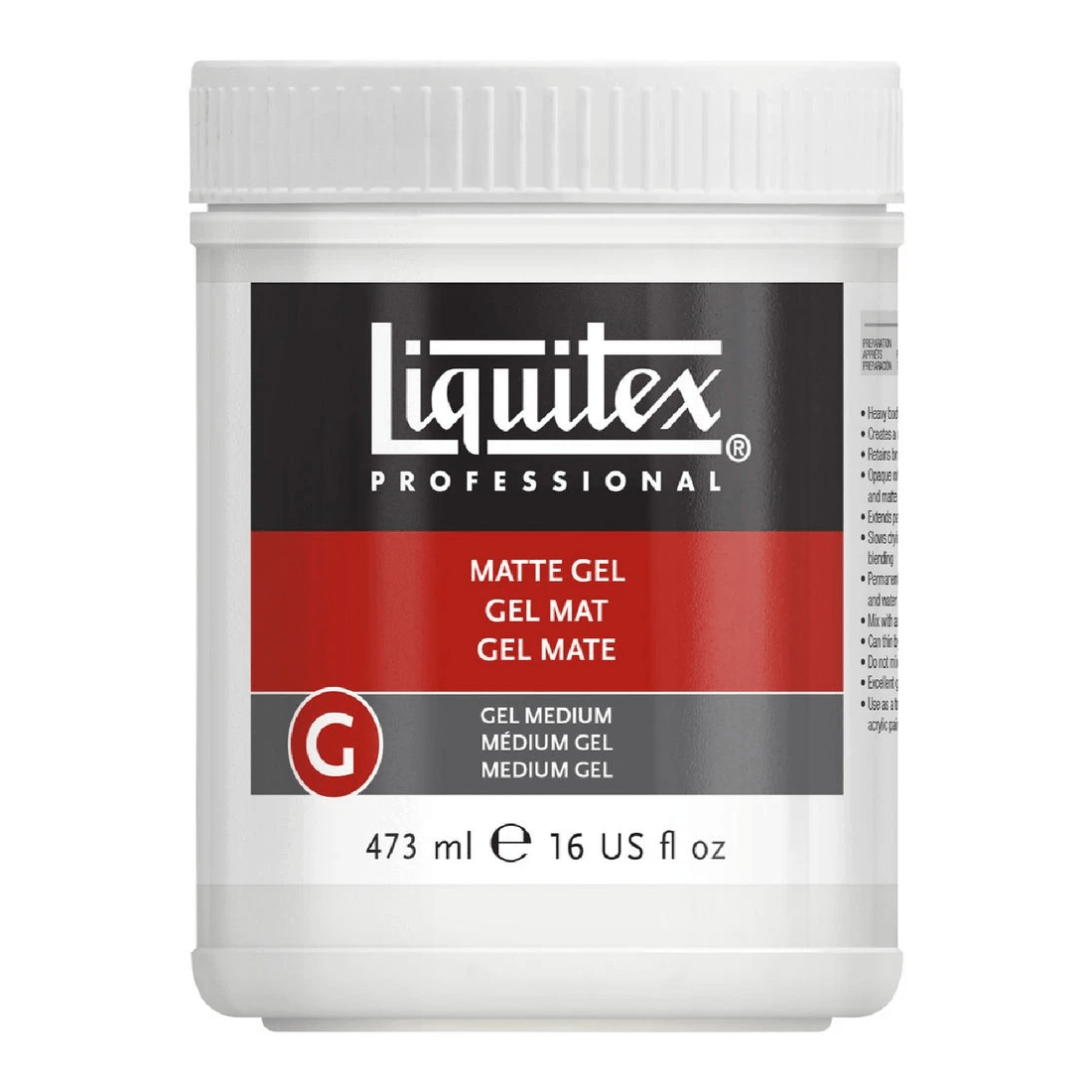 1 Liquitex Matte Gel Medium 473mL, 1 of 1