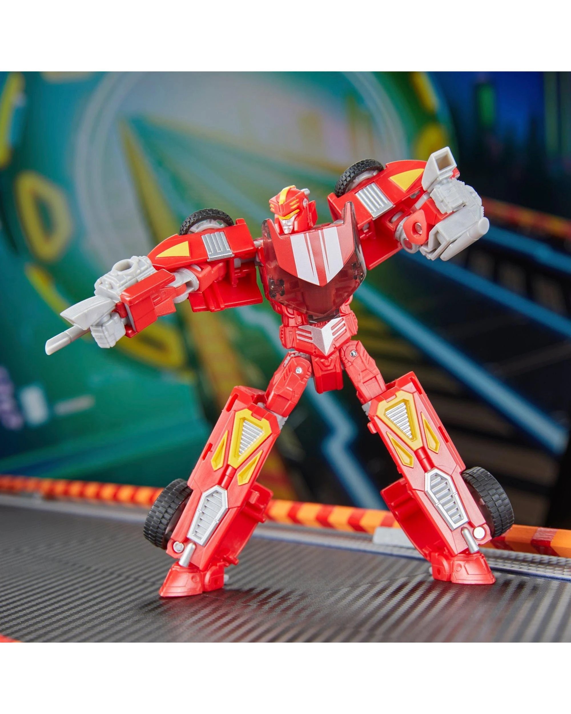 8 Transformers Collaborative Hot Wheels x Transformers Twin Mill Action Figure - Red, 8 of 10
