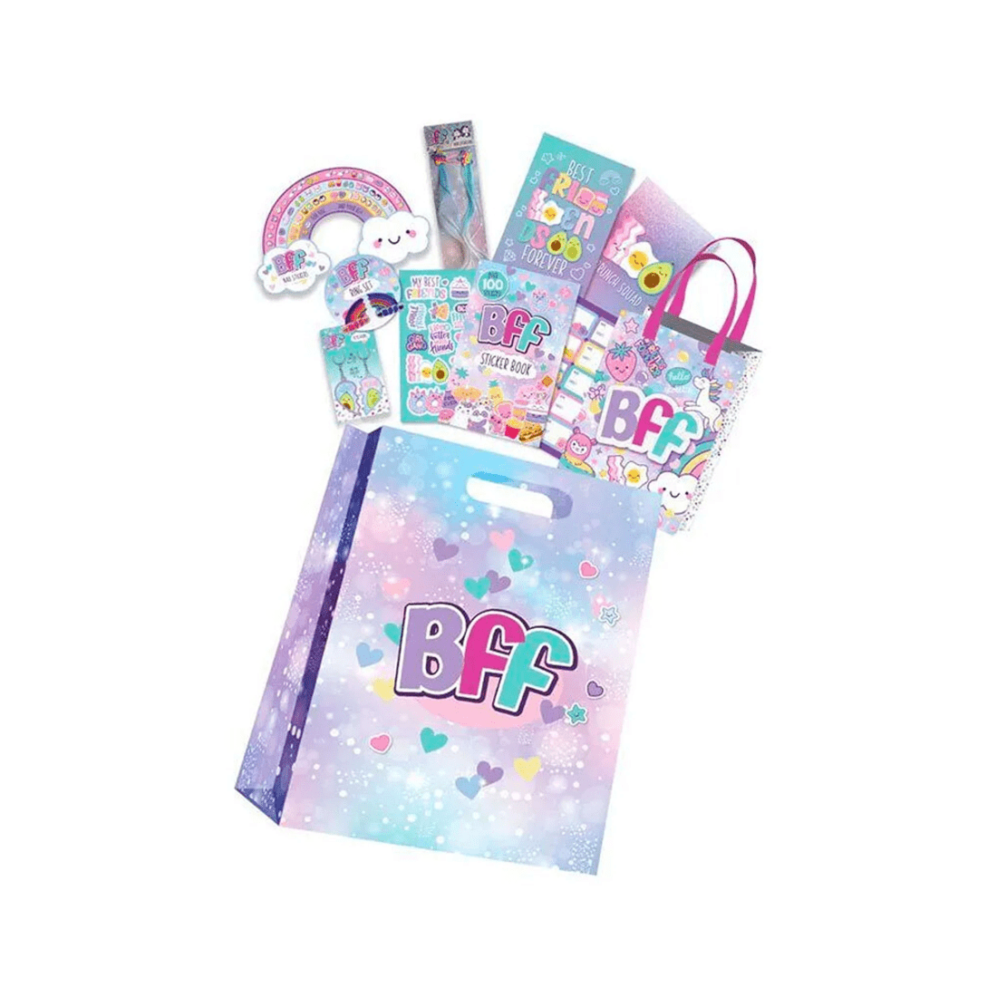 1 Bff Mini Variety Activity Toy Party Gift Showbag Kids Sharing Tote Bag Great Value Gift
 - Multi, 1 of 6