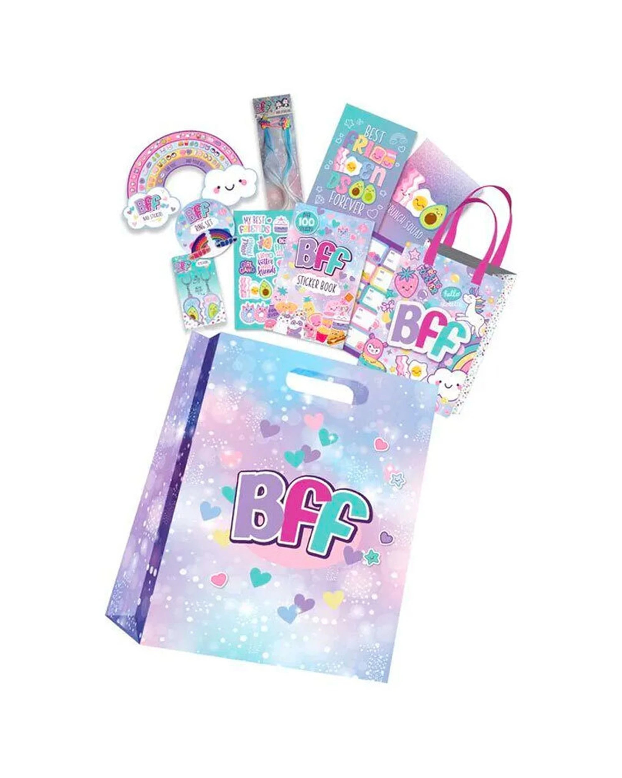 1 Bff Mini Variety Activity Toy Party Gift Showbag Kids Sharing Tote Bag Great Value Gift
 - Multi, 1 of 6