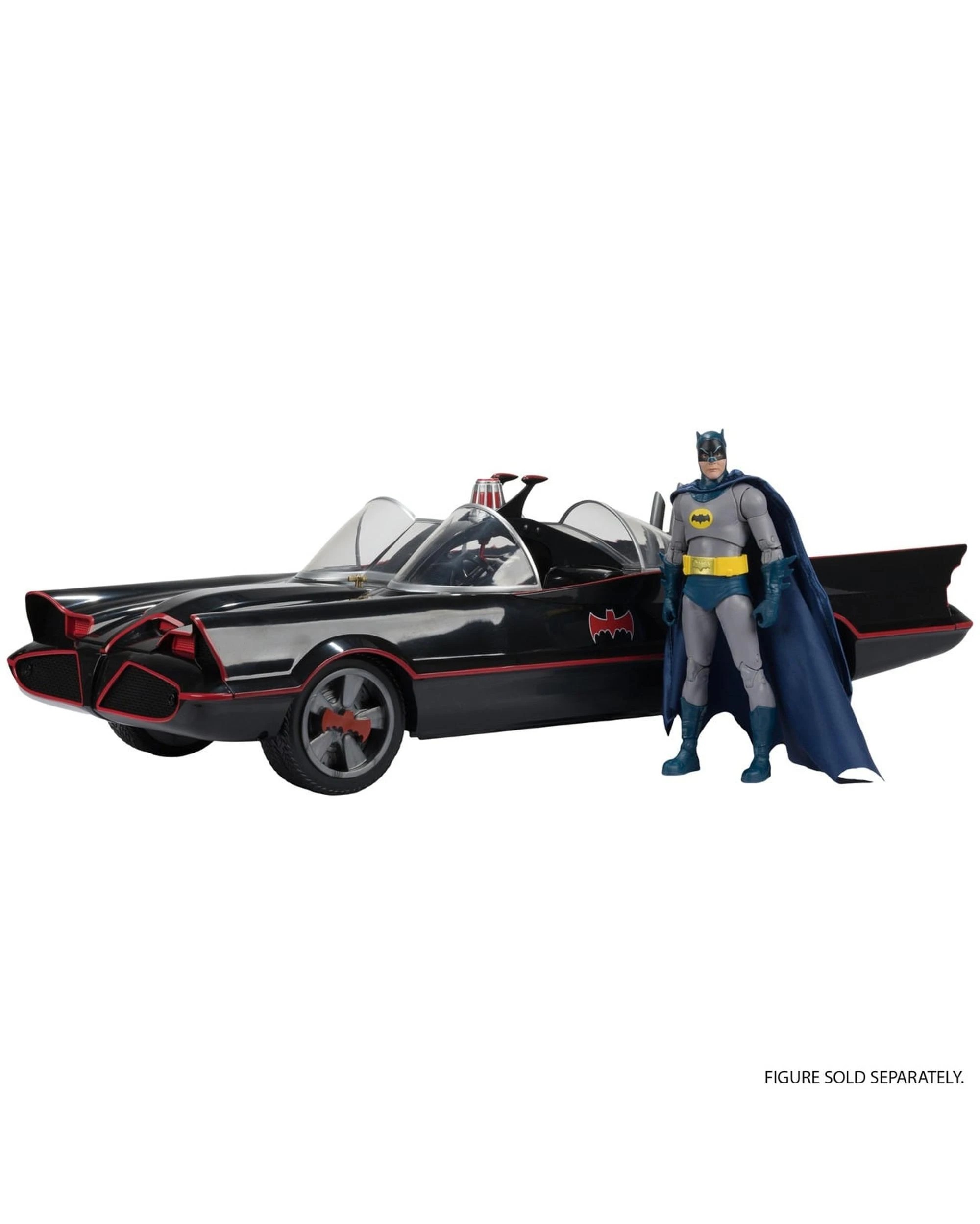 7 DC Multiverse Batman: Classic TV Series Batmobile 21 inch Vehicle, 7 of 9