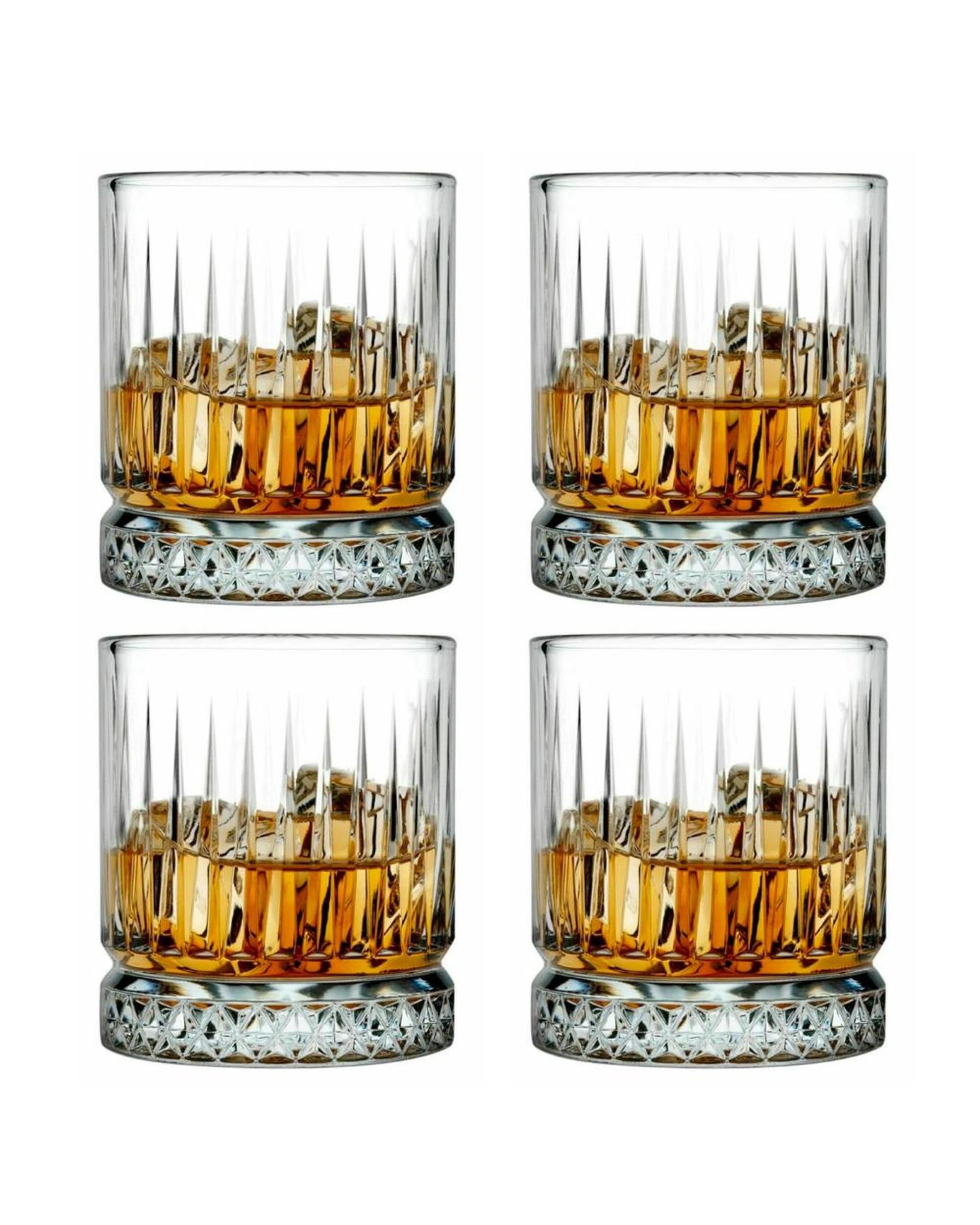 1 Pasabahce Elysia Whiskey Glass Tumbler 355ml  Set of 4 - Clear, 1 of 4